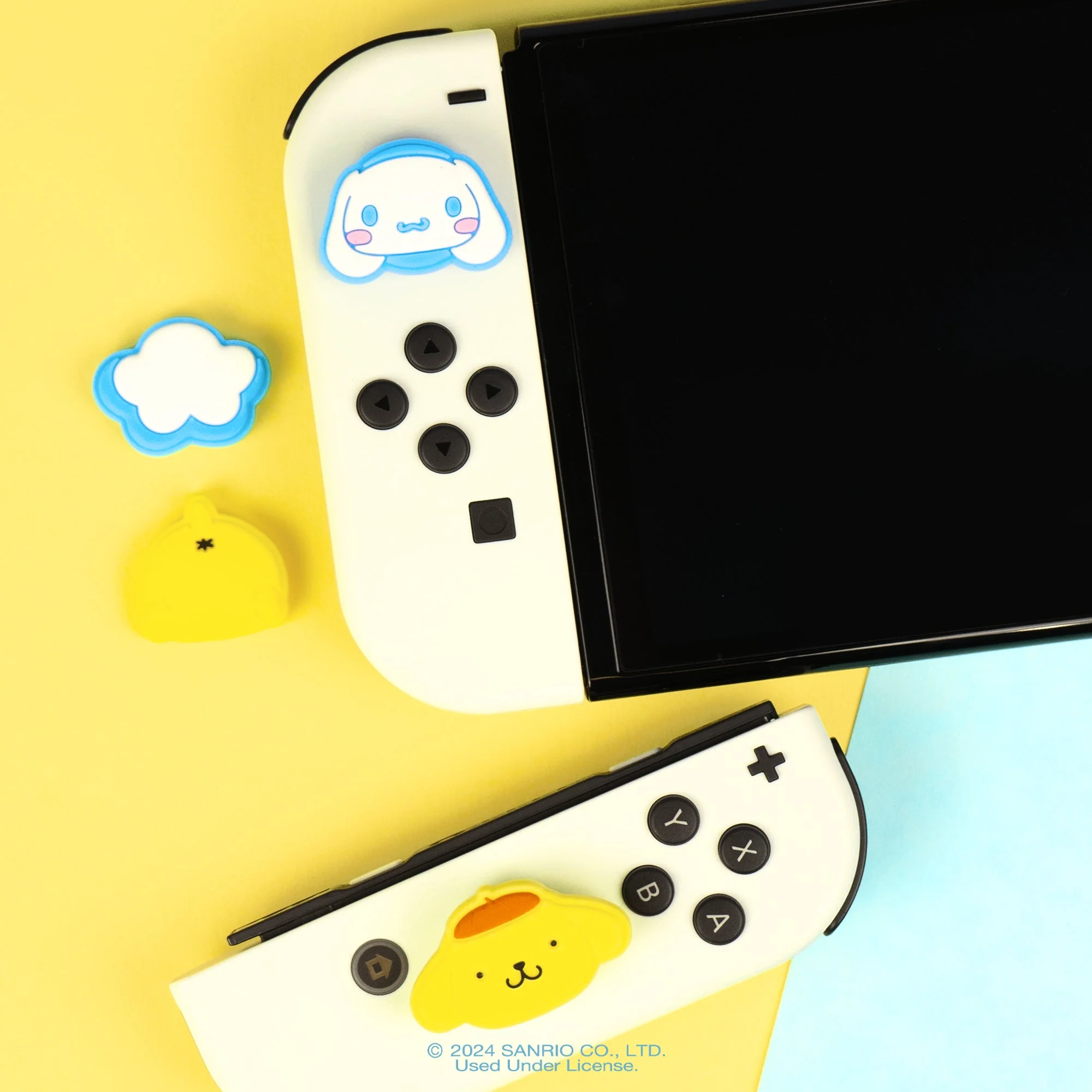 Hello Kitty and Friends Nintendo Switch Grip Caps (Cinnamoroll + Pompompurin) - Image 6