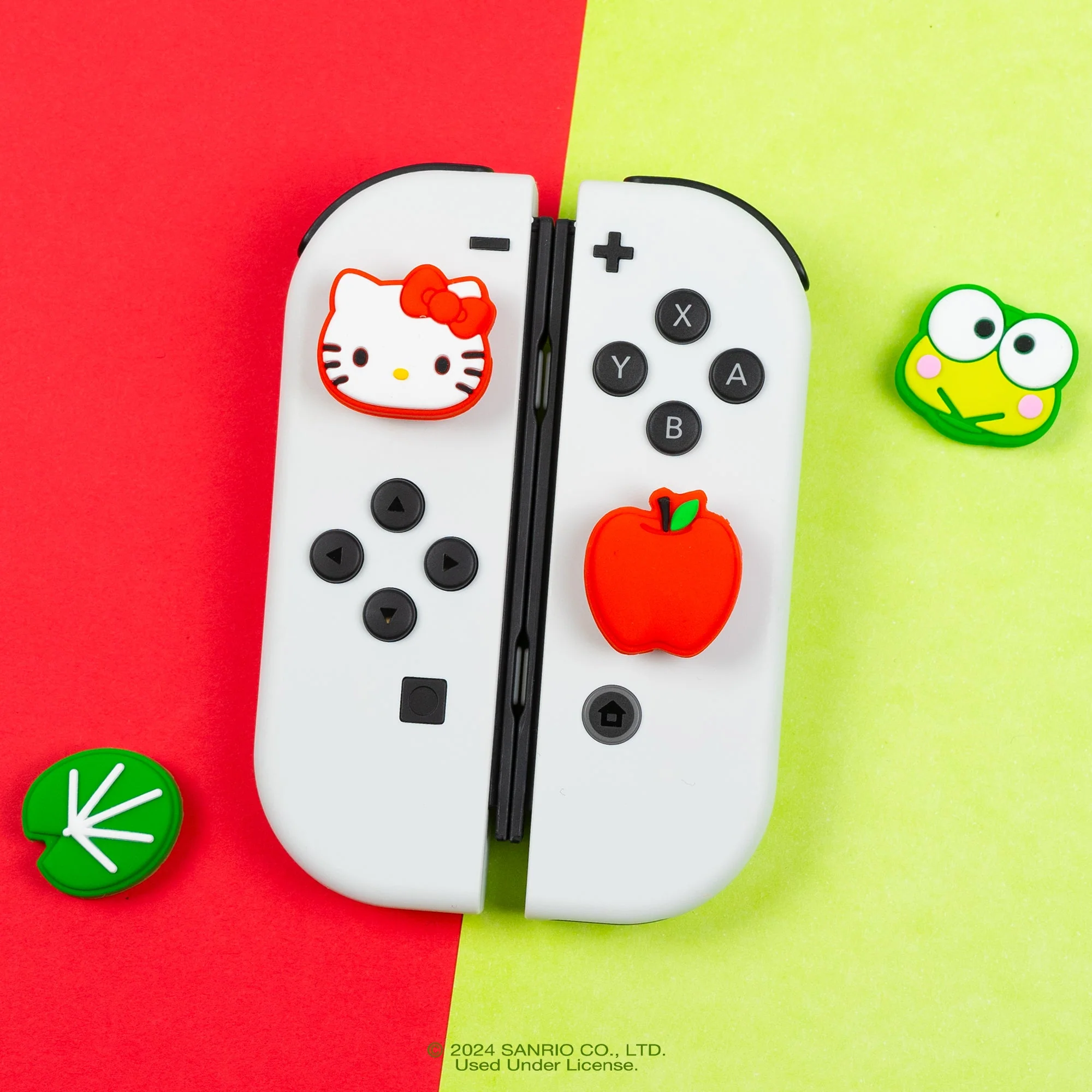 Hello Kitty and Friends Nintendo Switch Grip Caps (Hello Kitty + Keroppi) - Image 2