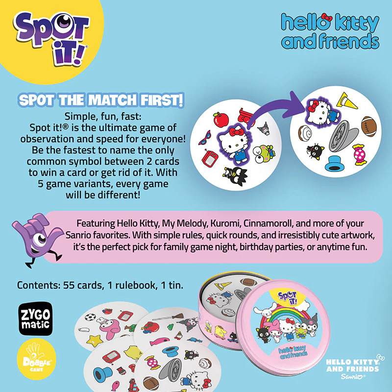 Hello Kitty and Friends Spot It! Game - Image 5