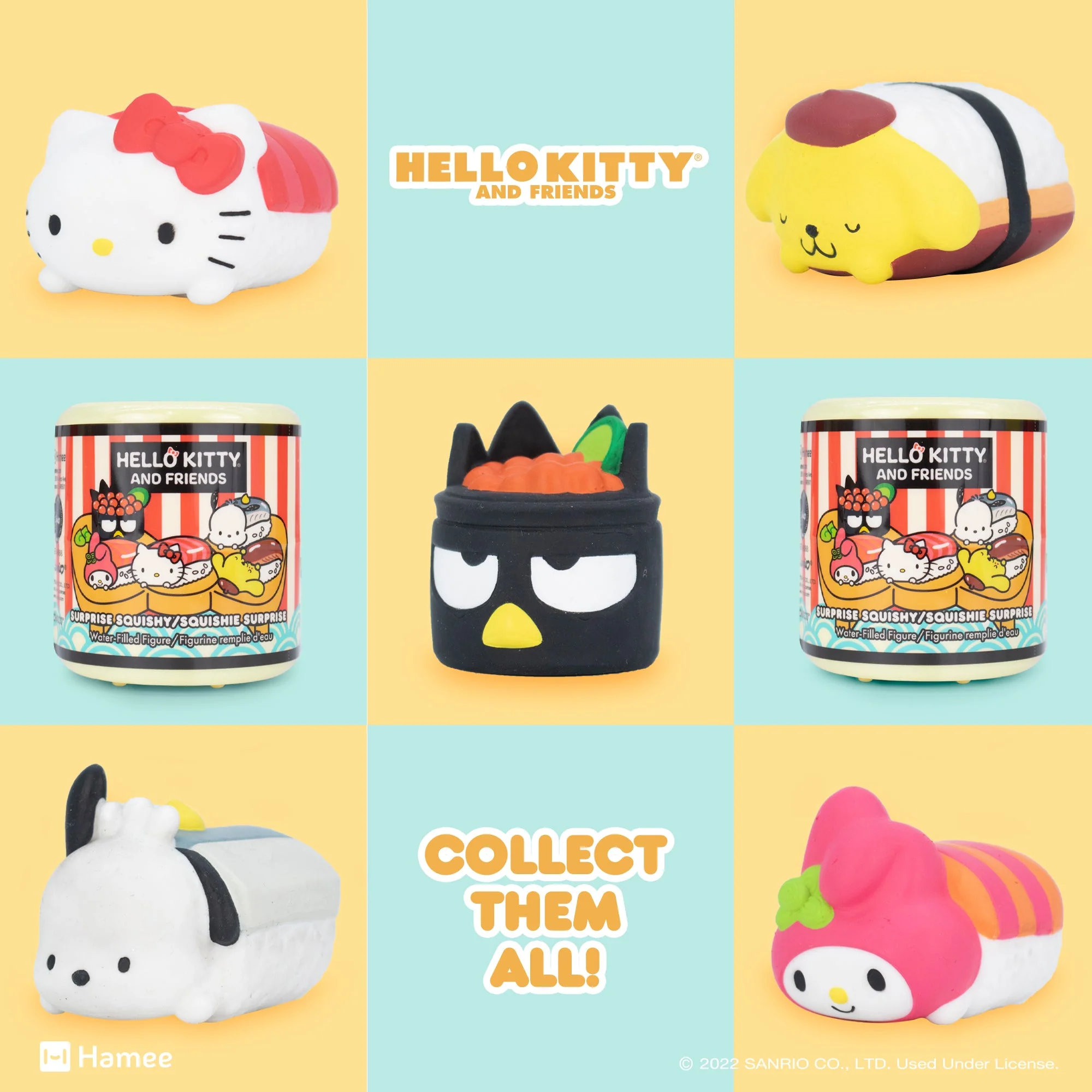 Hello Kitty and Friends Sushi Capsule Squishies (Series 4) - Image 5