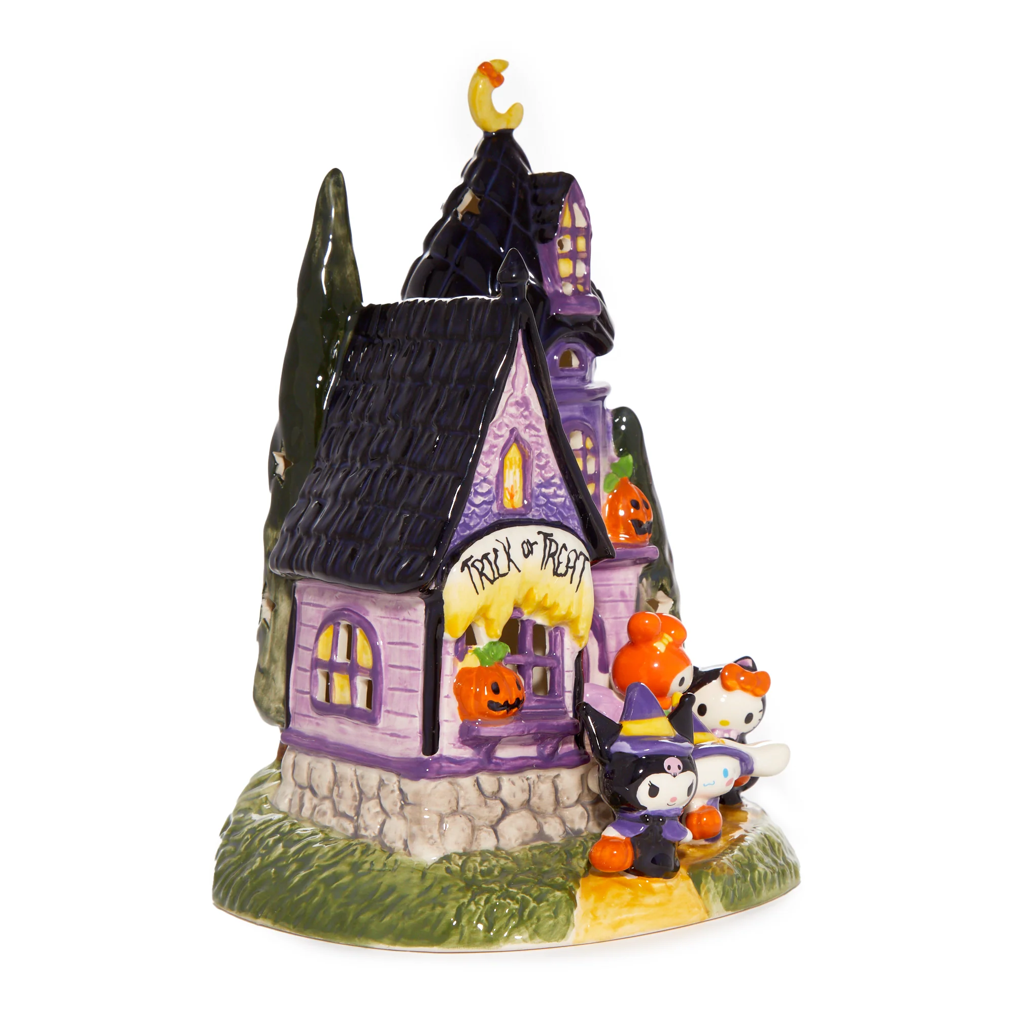 Hello Kitty and Friends Trick or Treat Ceramic Candle House - Image 6