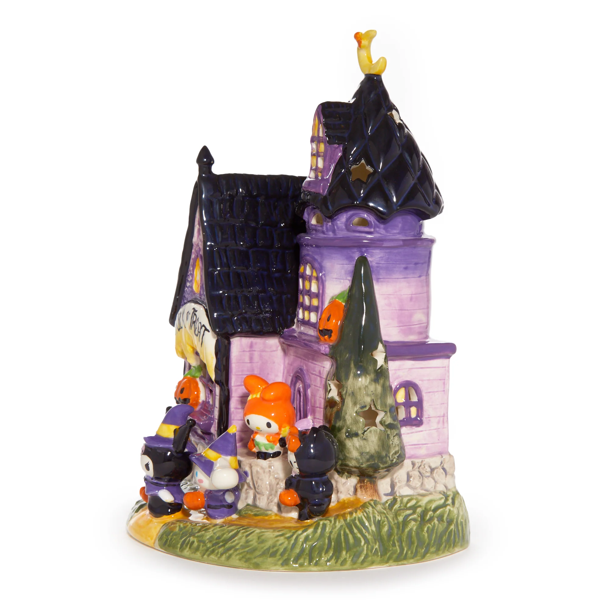 Hello Kitty and Friends Trick or Treat Ceramic Candle House - Image 7