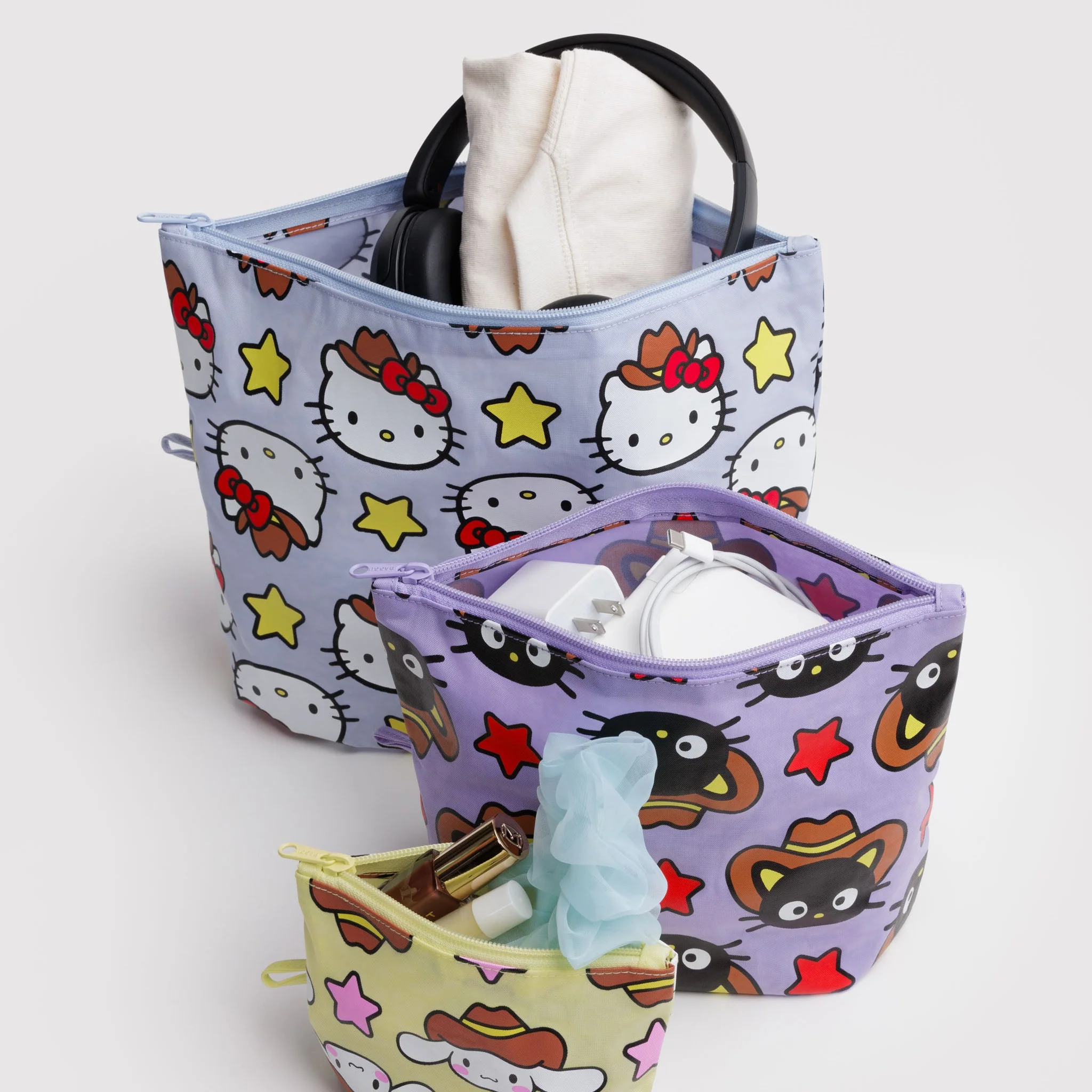 Hello Kitty and Friends x Baggu Go Pouch Set (Western) - Image 2