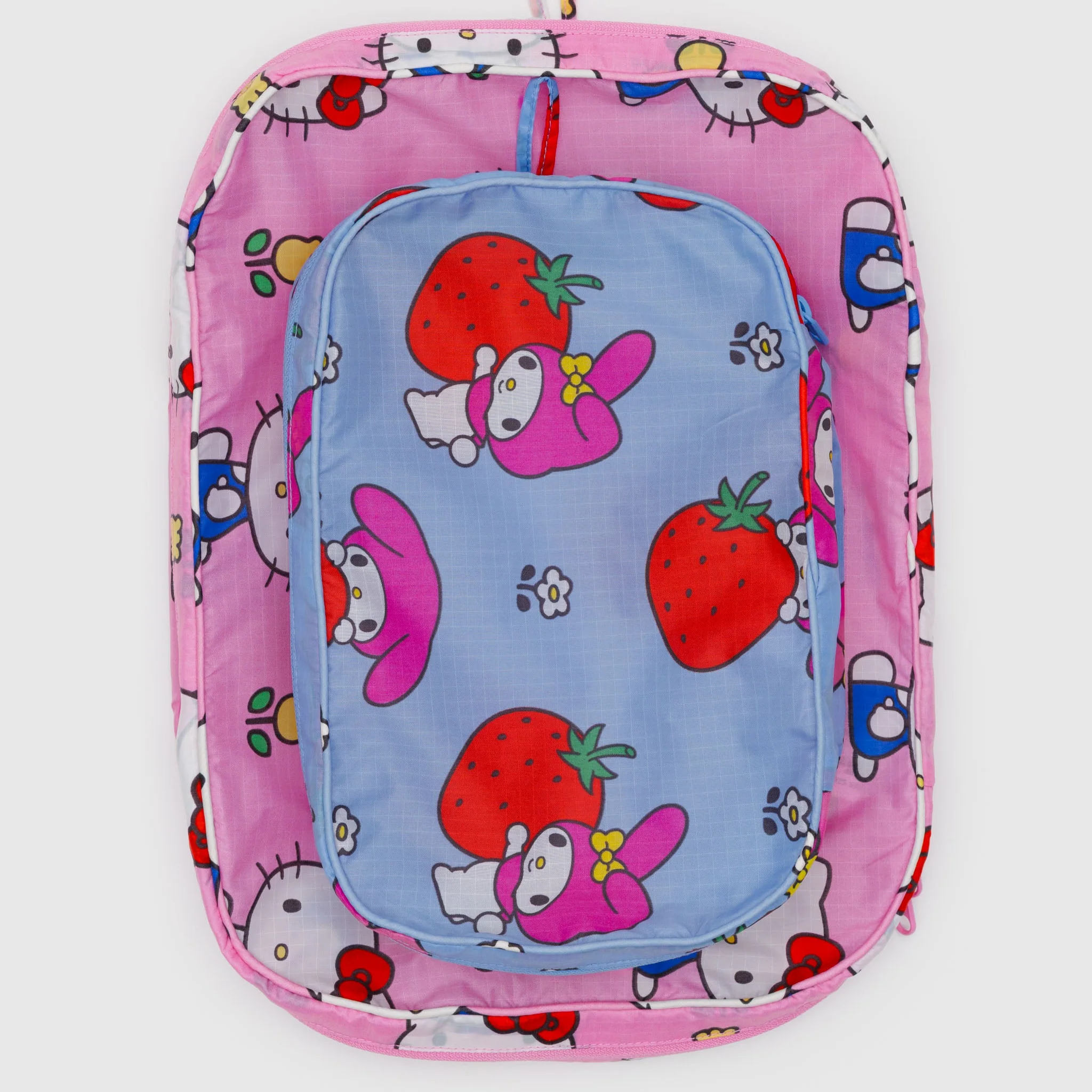 Hello Kitty and Friends x Baggu Packing Cube Set (Fruits + Florals) - Image 3