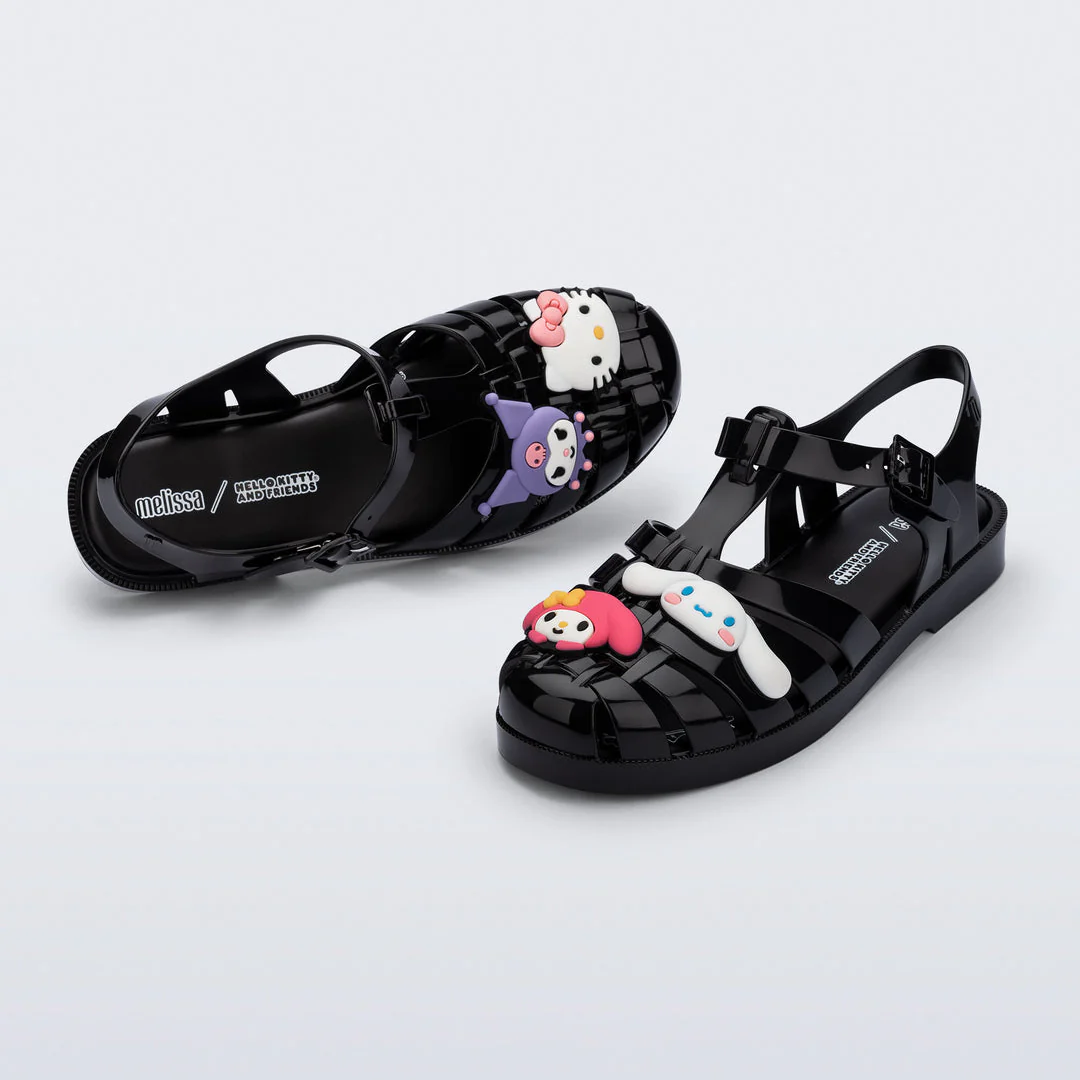 Hello Kitty and Friends x Melissa Possession Jelly Sandal (Black) - Image 3