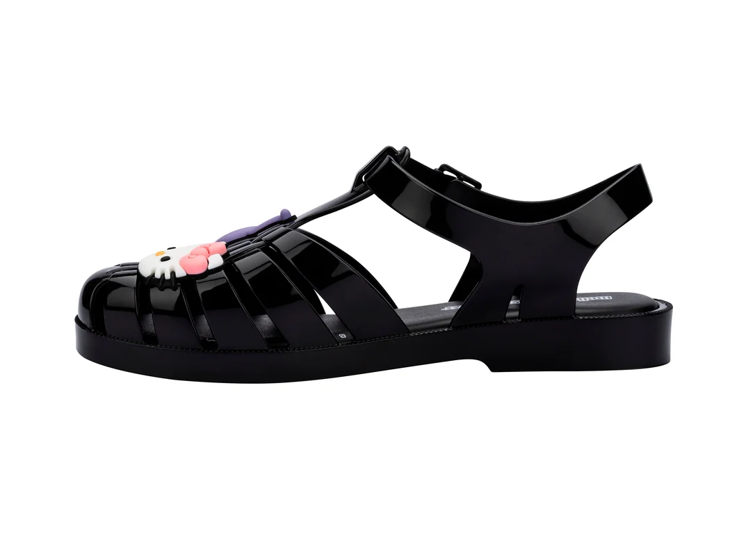 Hello Kitty and Friends x Melissa Possession Jelly Sandal (Black) - Image 9