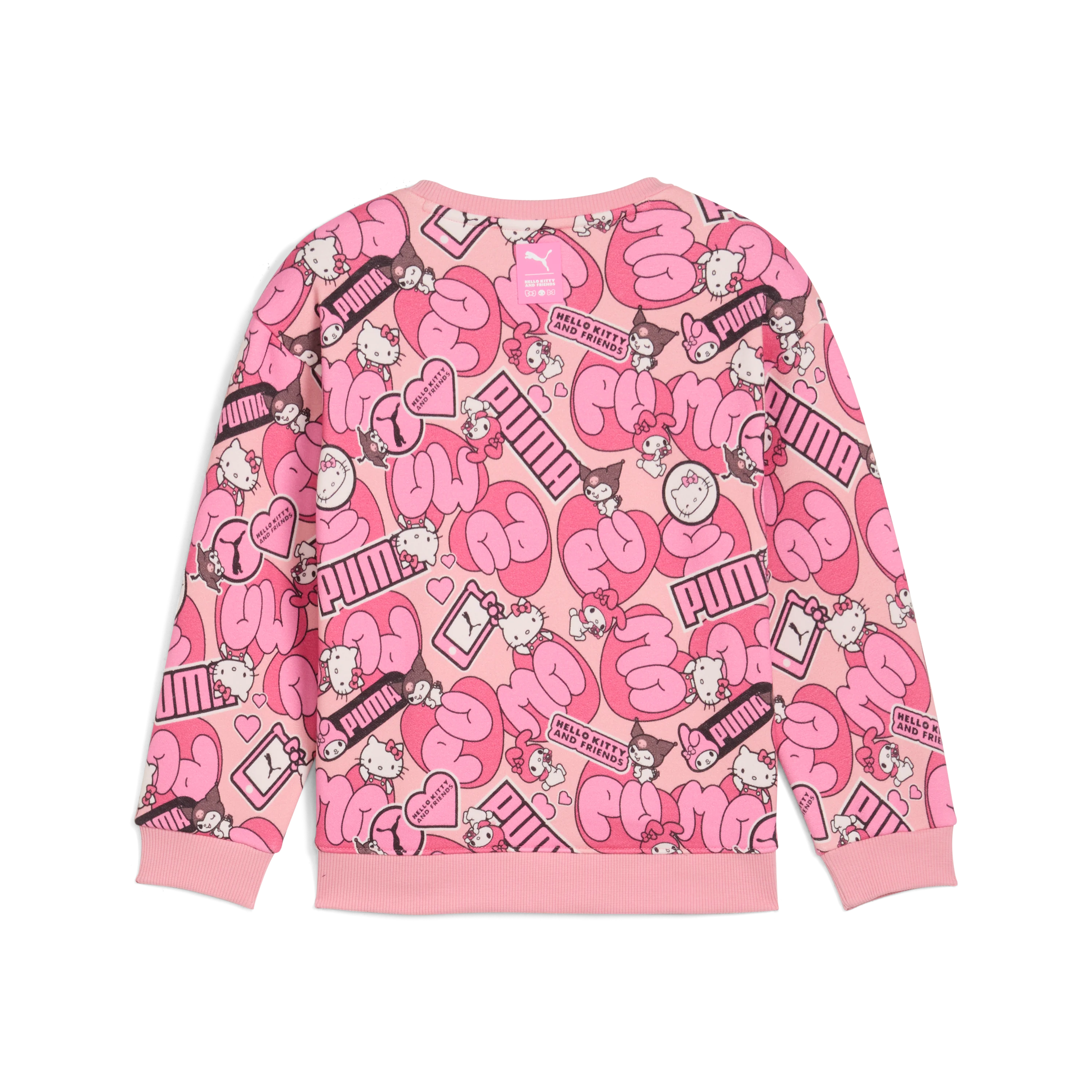 Hello Kitty and Friends x PUMA Kids Relaxed All-over Print Crewneck (Pinkscape) - Image 3