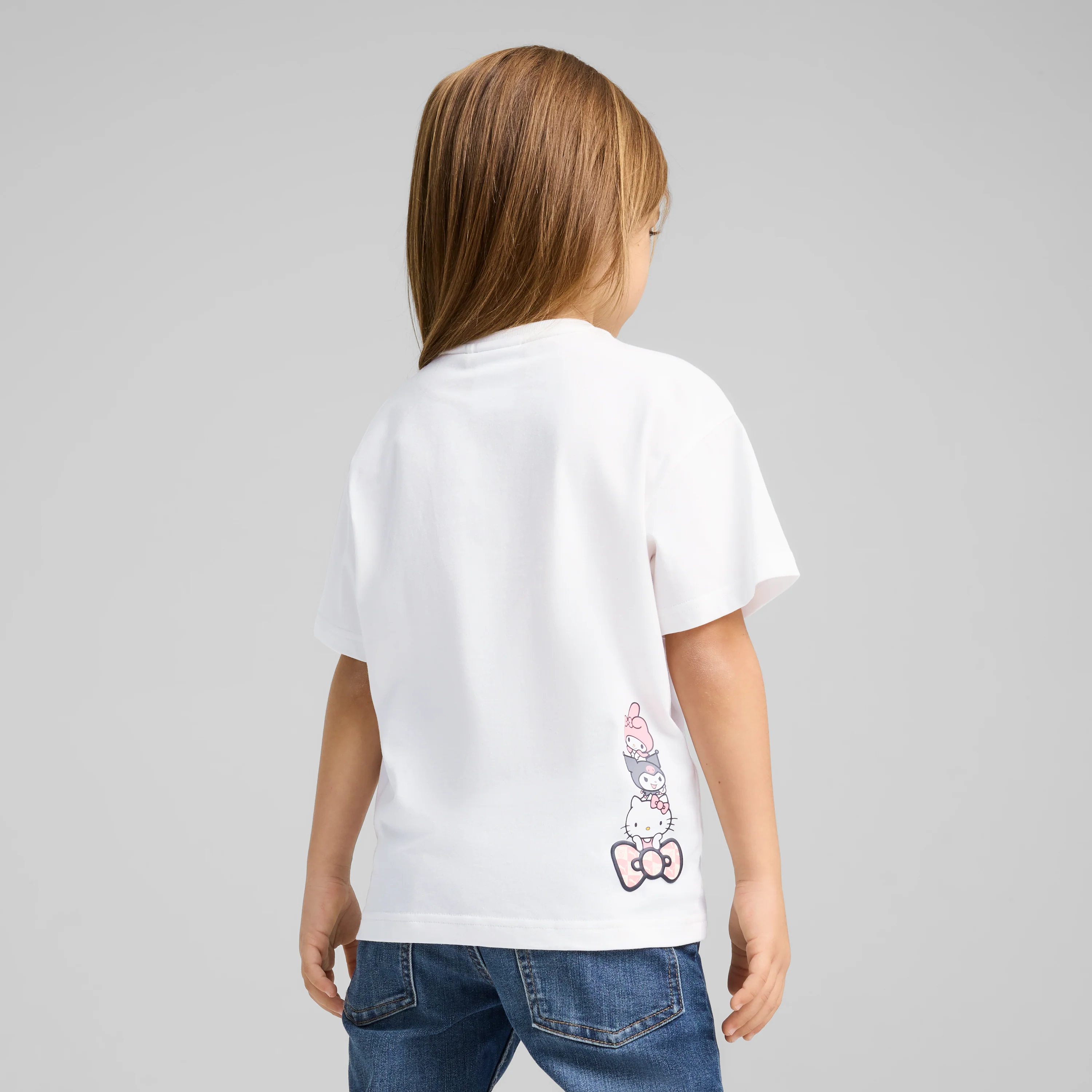 Hello Kitty and Friends x PUMA Kids Relaxed Graphic Tee (PUMA White) - Image 2