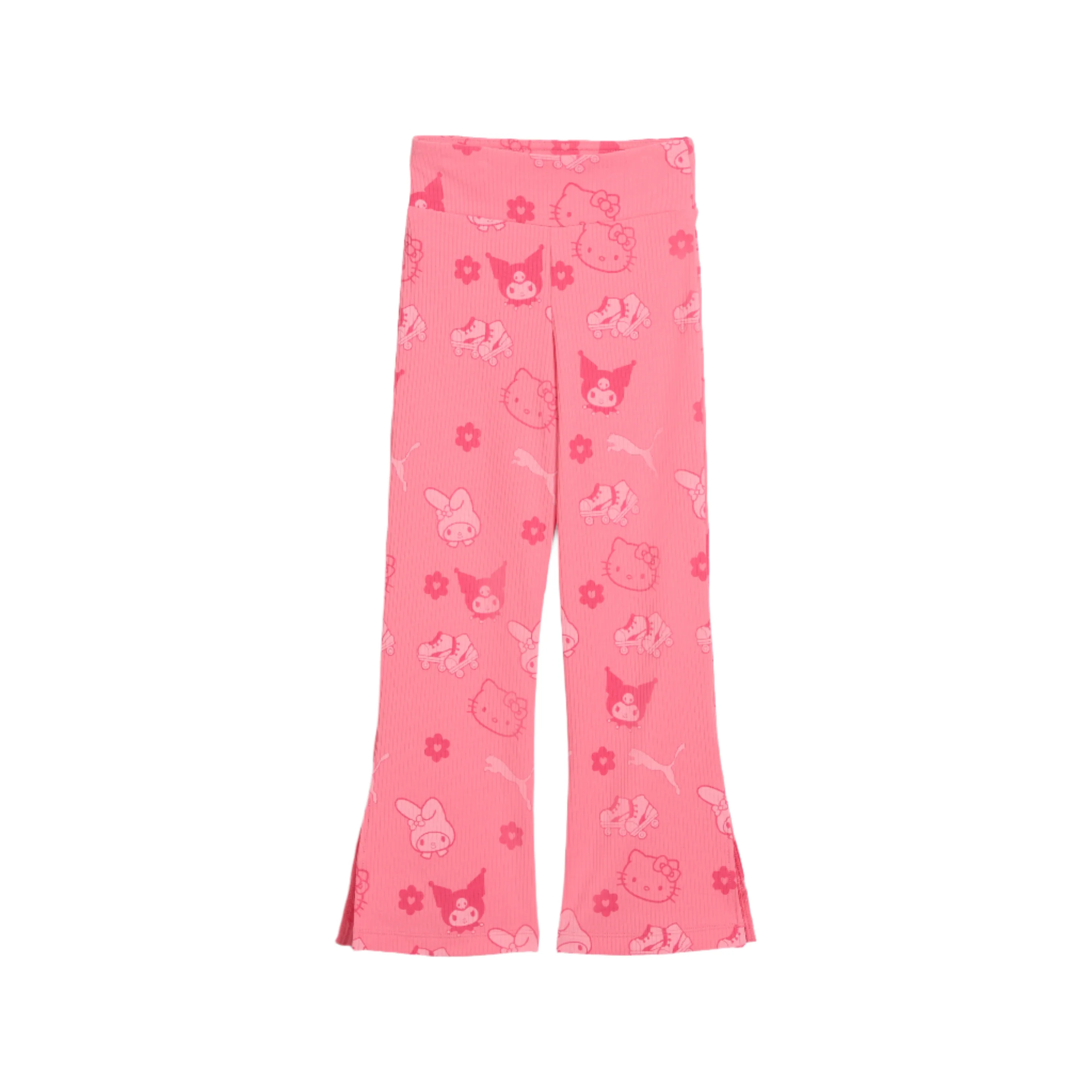 Hello Kitty and Friends x PUMA Kids Ribbed Flared Leggings (Magic Rose) - Image 4