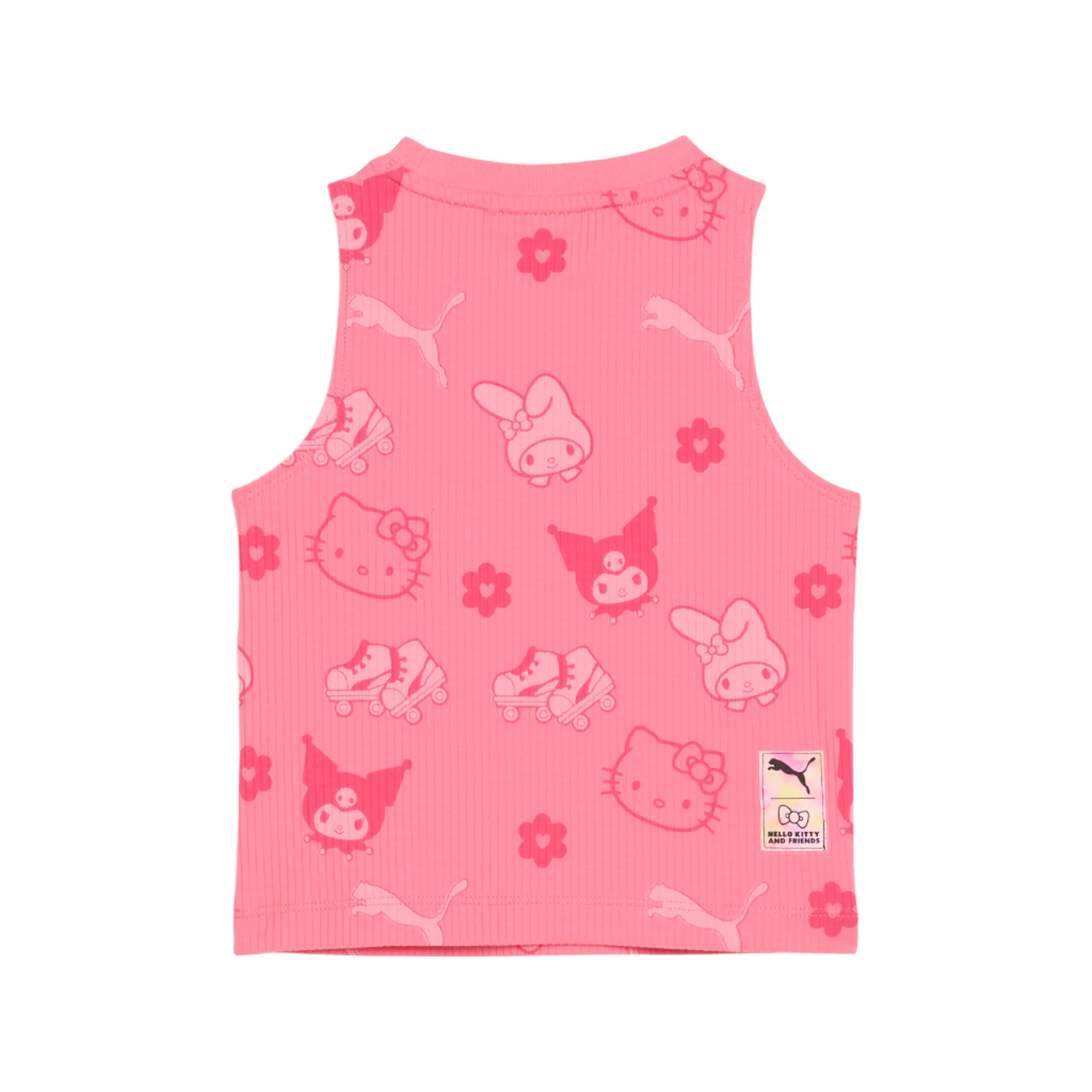 Hello Kitty and Friends x PUMA Kids Ribbed Tank Top (Magic Rose) - Image 3