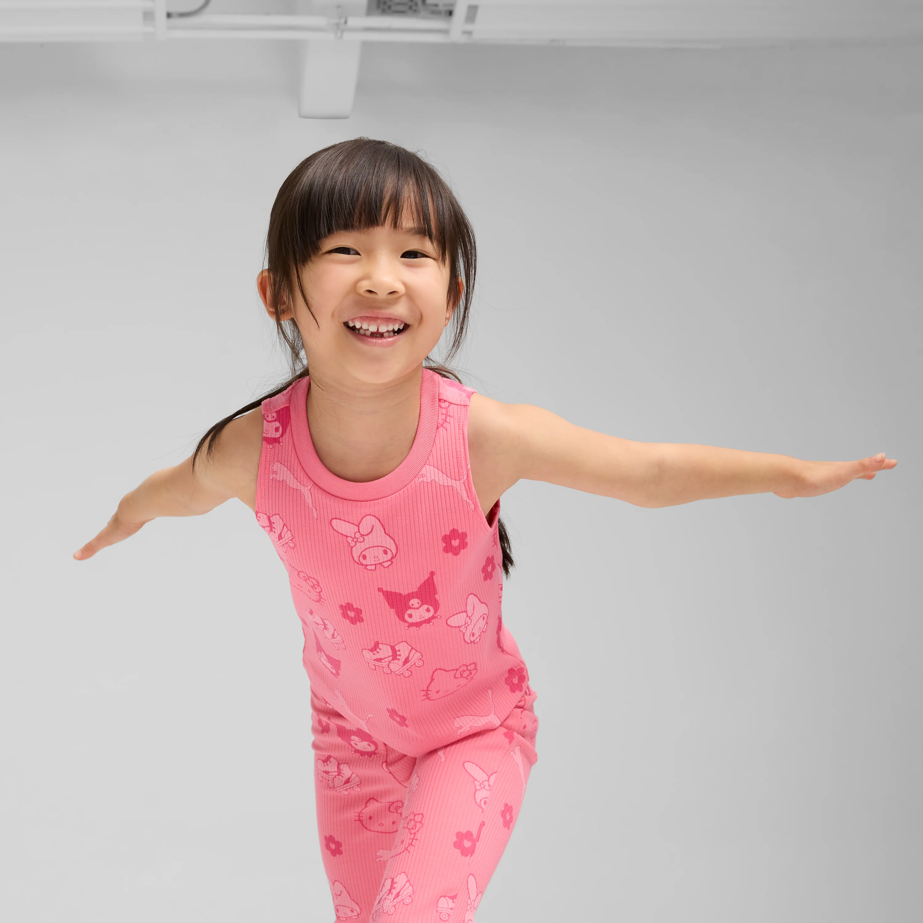 Hello Kitty and Friends x PUMA Kids Ribbed Tank Top (Magic Rose) - Image 4