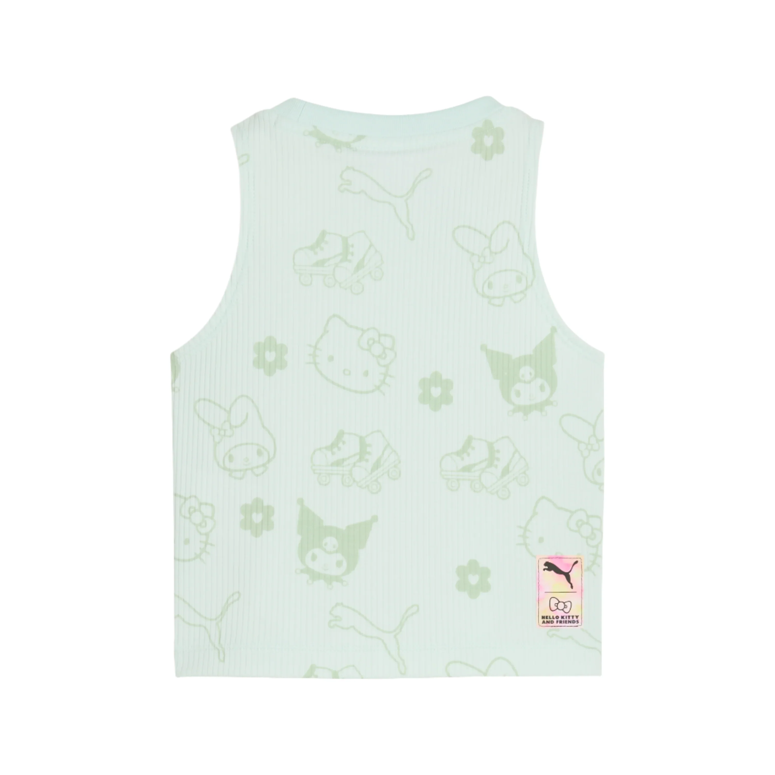 Hello Kitty and Friends x PUMA Kids Ribbed Tank Top (Peaceful Blue) - Image 2