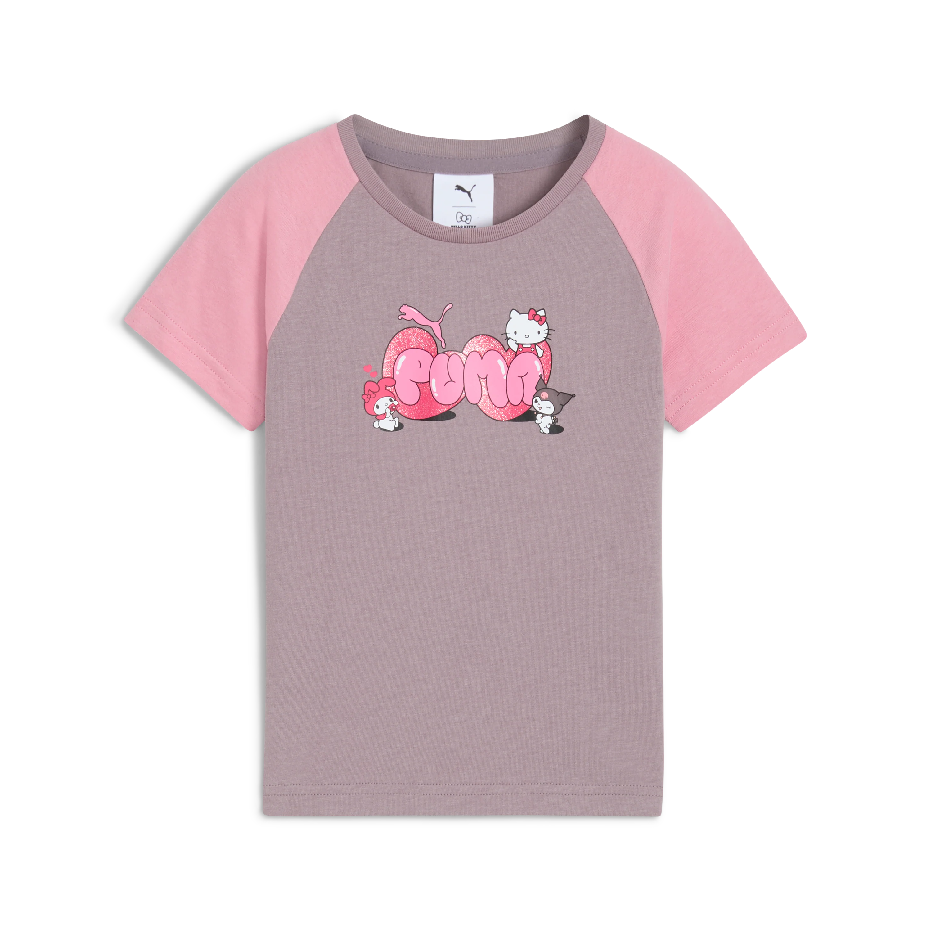 Hello Kitty and Friends x PUMA Kids Slim Graphic Tee (Plum Jam) - Image 5