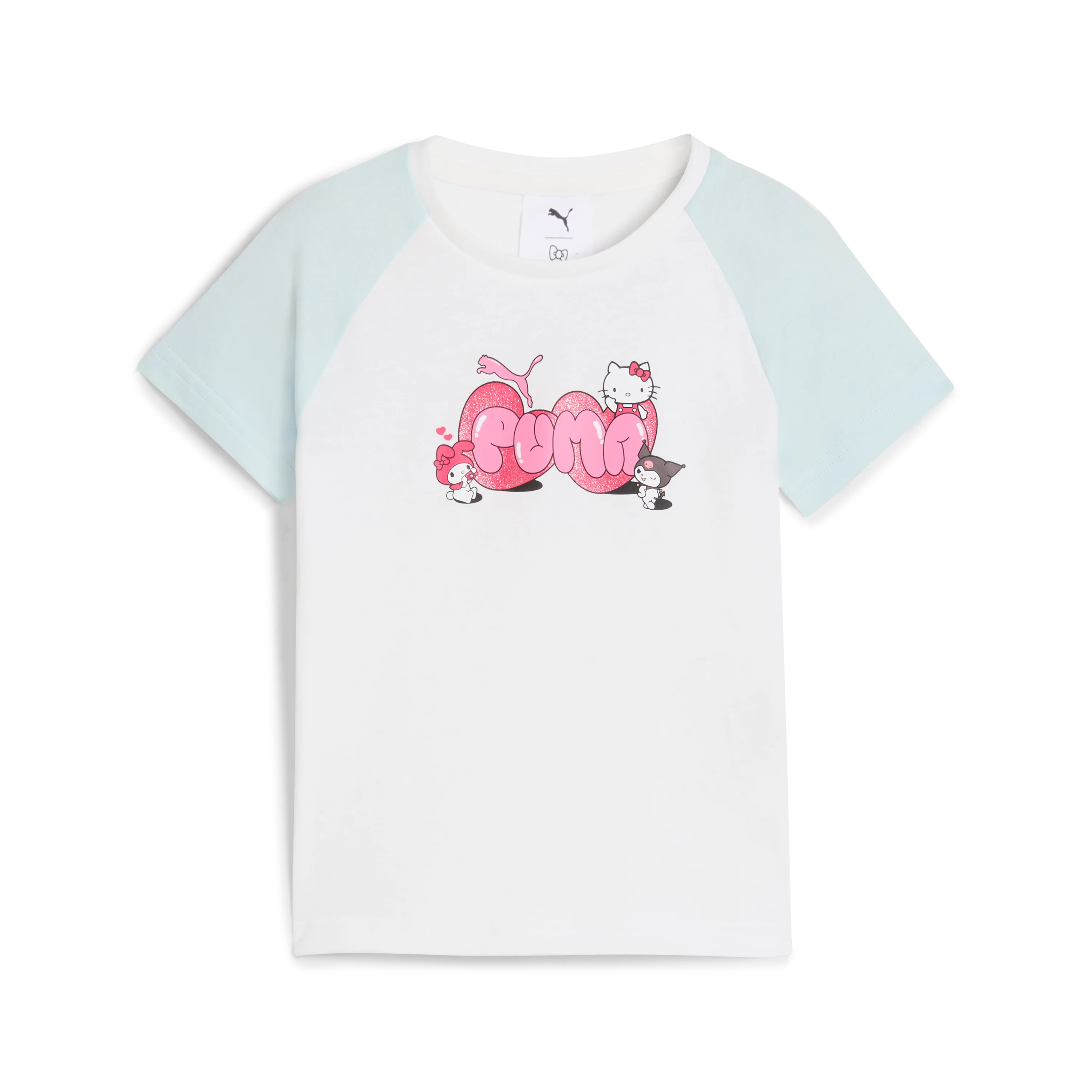 Hello Kitty and Friends x PUMA Kids Slim Graphic Tee (White) - Image 3