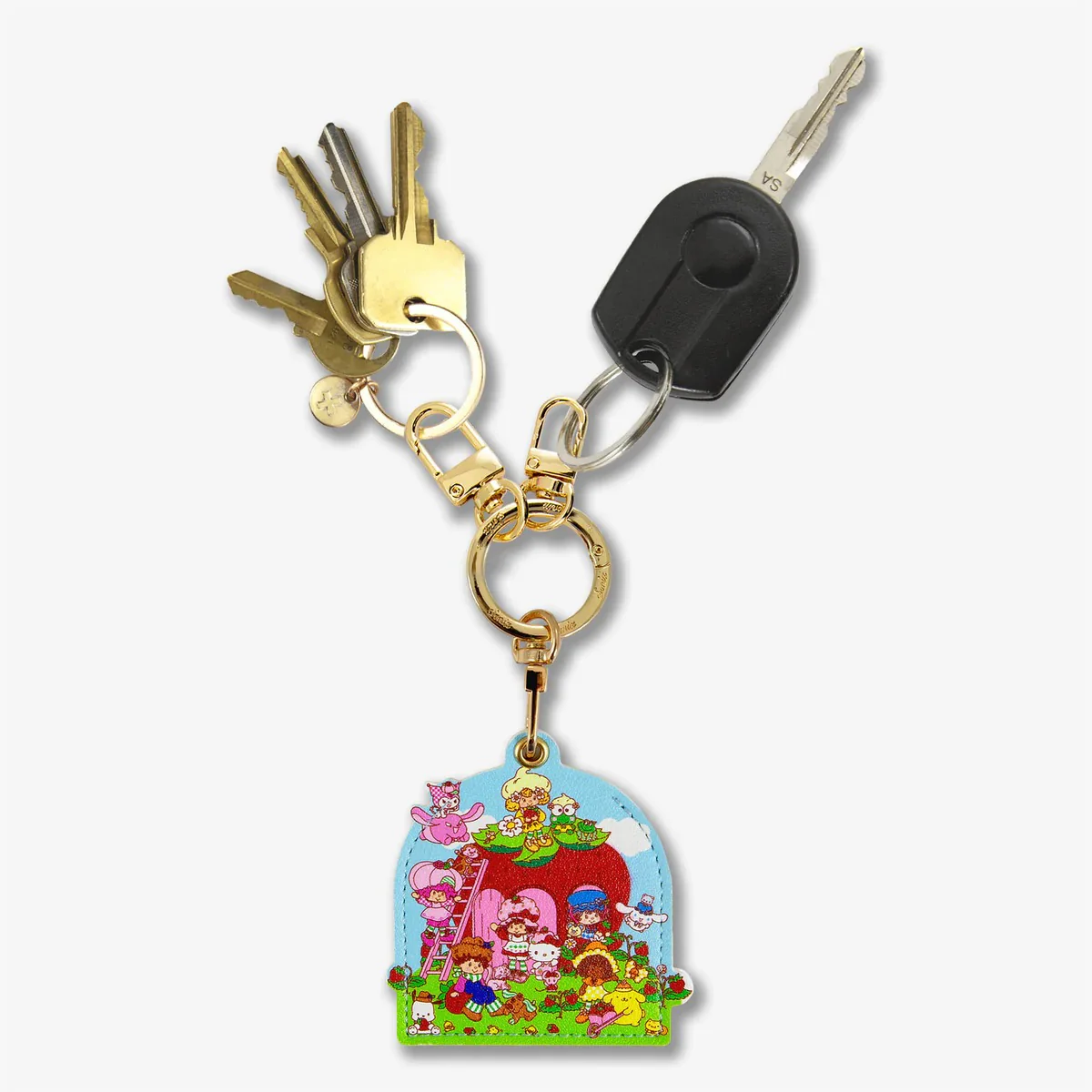 Hello Kitty and Friends x Sonix Strawberry Shortcake AirTag Keychain - Image 2