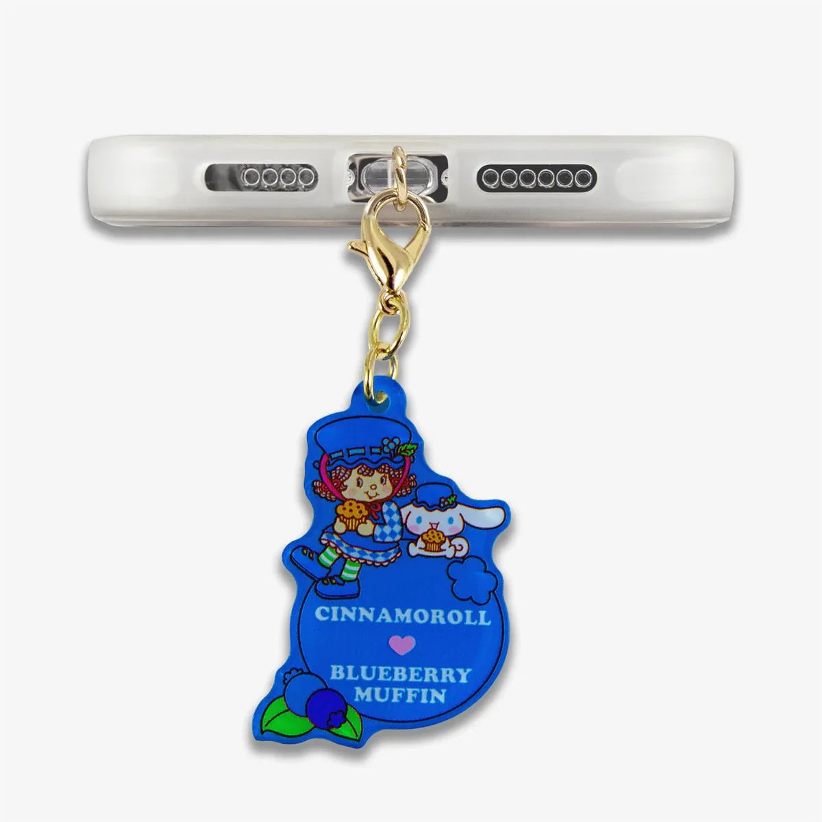 Hello Kitty and Friends x Sonix Strawberry Shortcake Charging Port 3-Pc Charms Set (Apple, Blueberry, Orange) - Image 2
