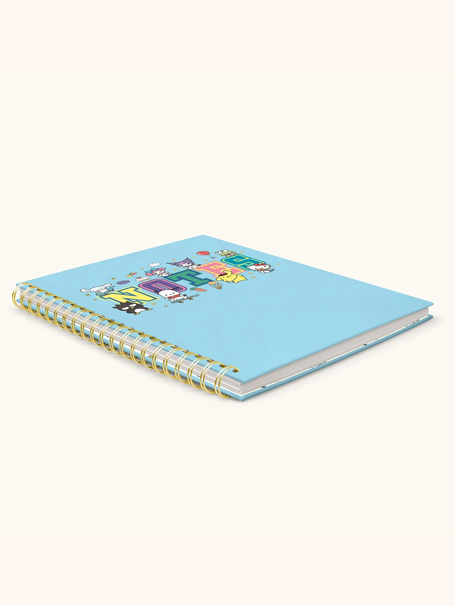 Hello Kitty and Friends x Studio Oh! College Letters Blue Extra-Large Spiral Notebook - Image 5