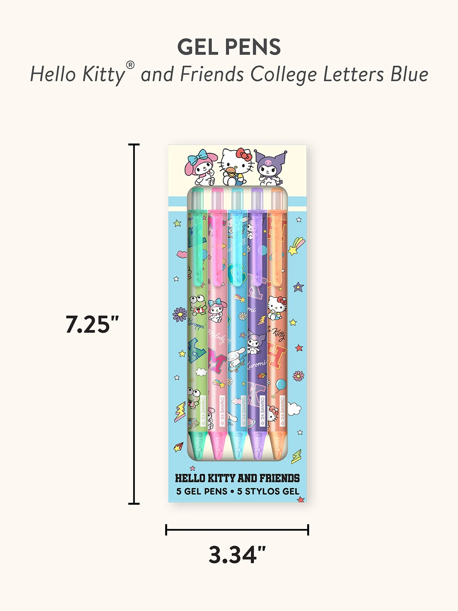 Hello Kitty and Friends x Studio Oh! College Letters Gel Pens - Image 3