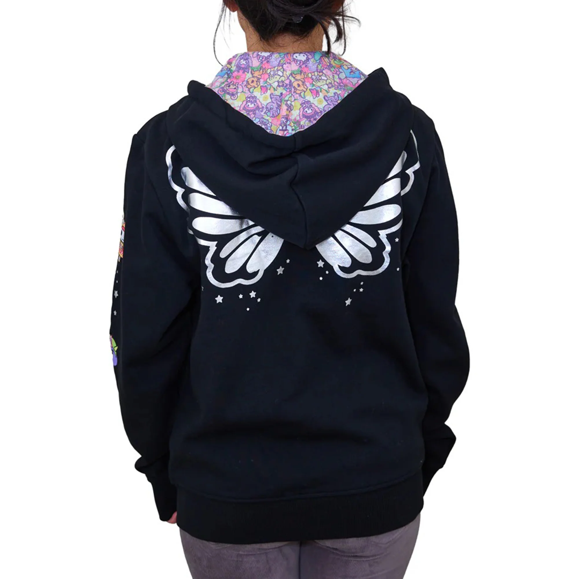 Hello Kitty and Friends x Tokidoki Winged Friends Hoodie (Butterfly Garden) - Image 4