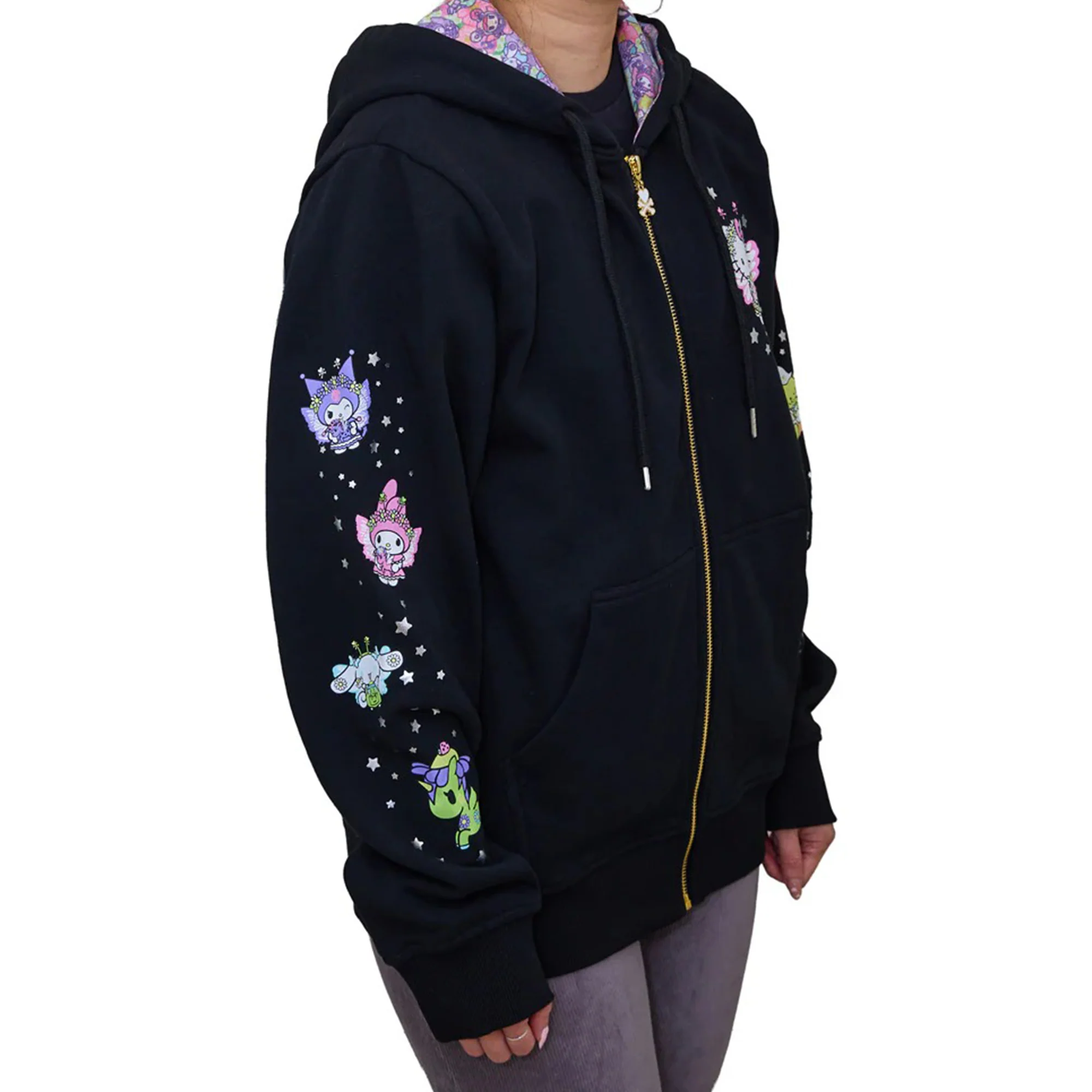 Hello Kitty and Friends x Tokidoki Winged Friends Hoodie (Butterfly Garden) - Image 5