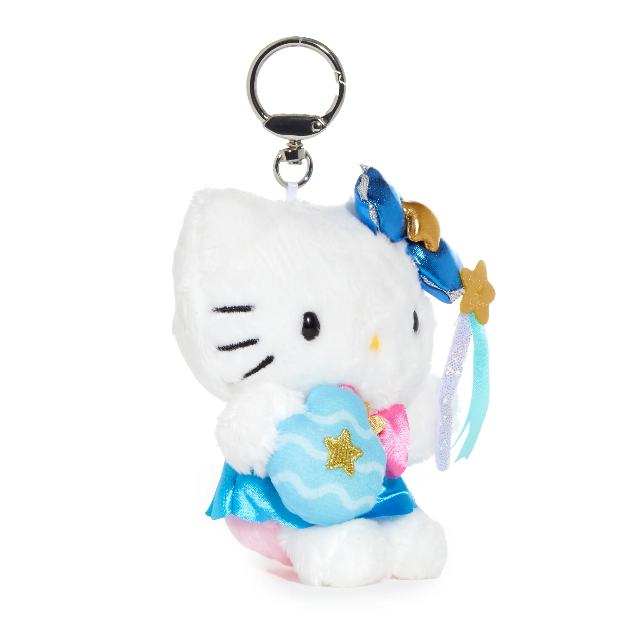 Hello Kitty Aquarius Plush Keychain Mascot (Zodiac Series) - Image 4