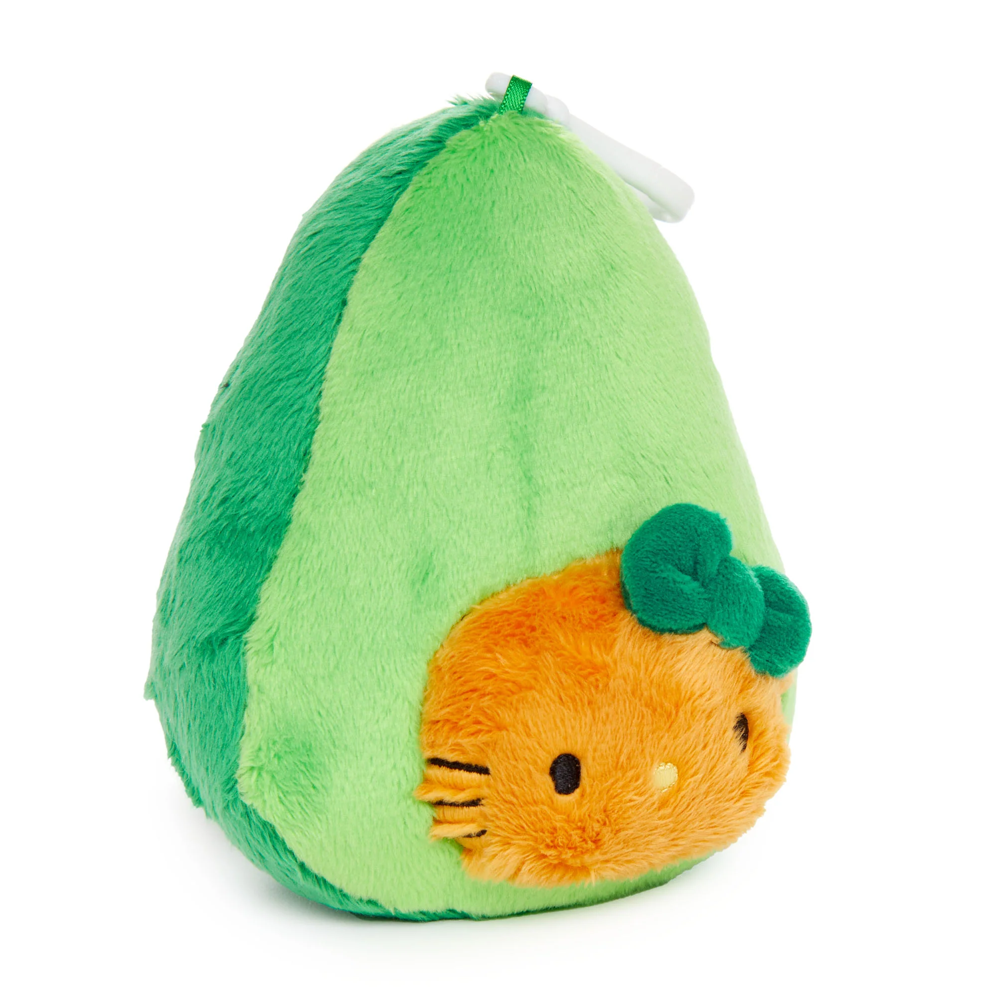 Hello Kitty Avocado Plush Mascot Clip (Fruit & Veggie Series) - Image 2