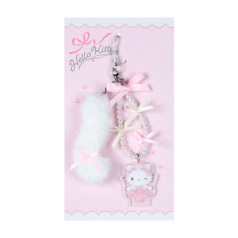 Hello Kitty Beaded Smartphone Charm (Ballet Kitten Series) - Image 3