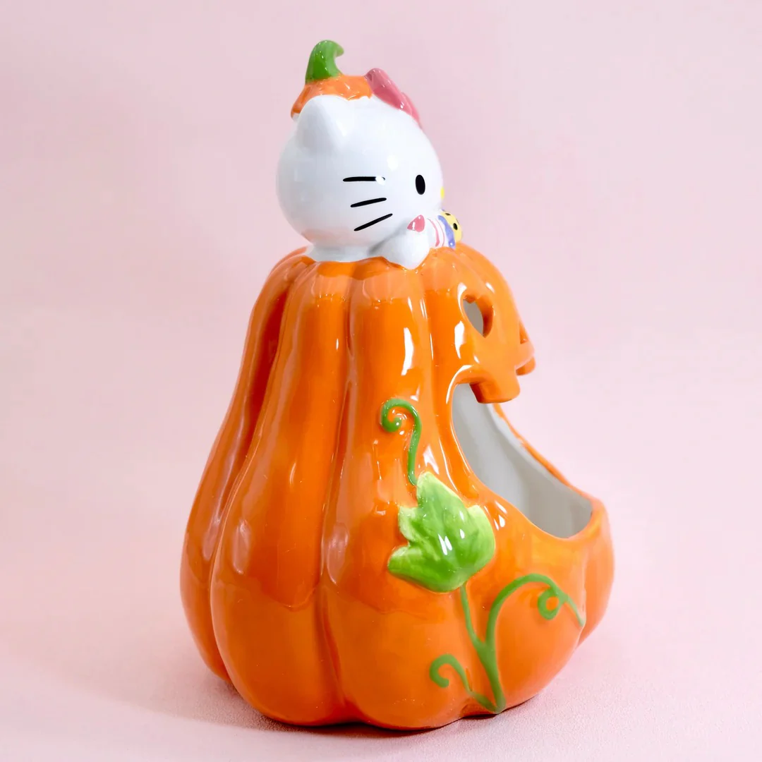 Hello Kitty Big Mouth Pumpkin Ceramic Candy Bowl - Image 10