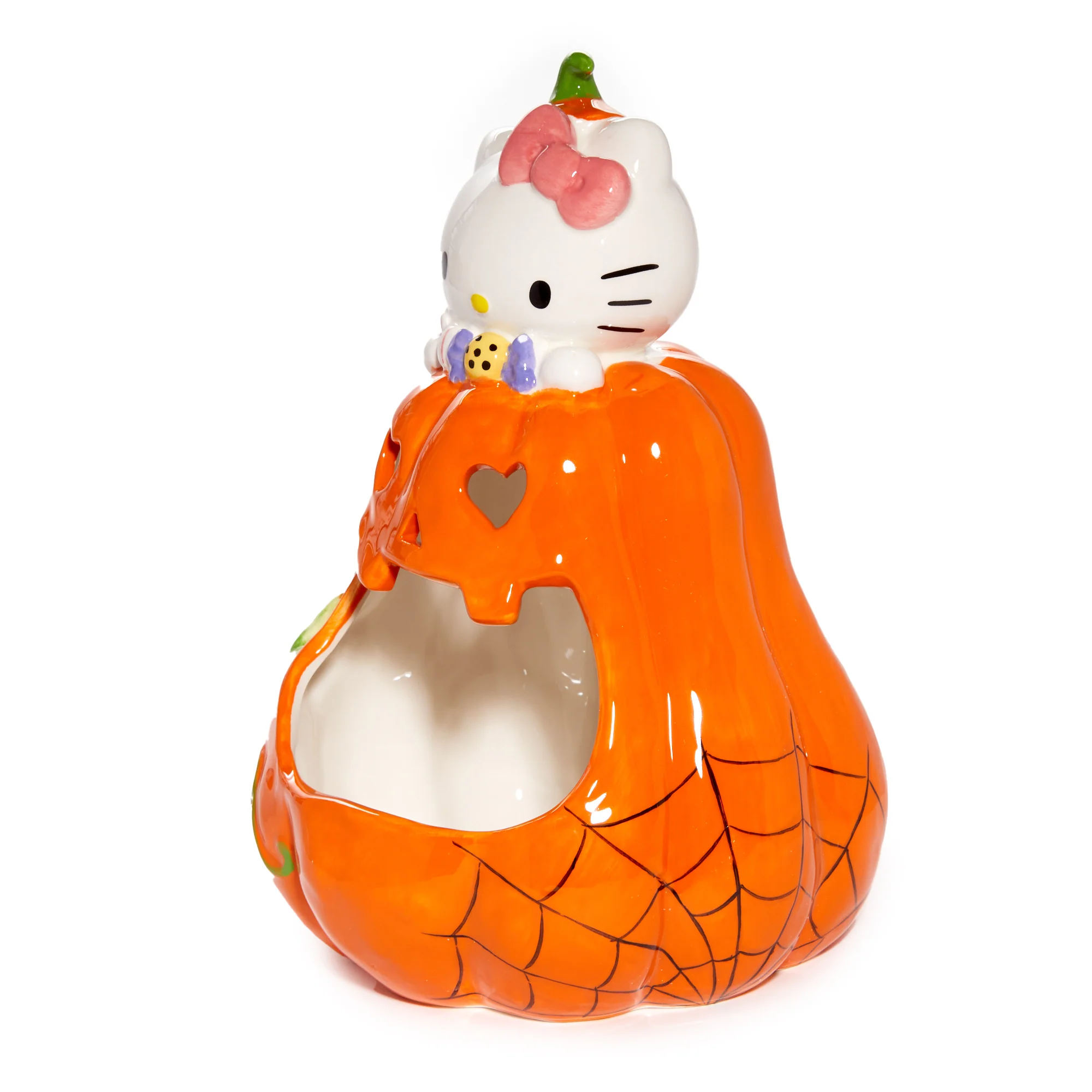 Hello Kitty Big Mouth Pumpkin Ceramic Candy Bowl - Image 3