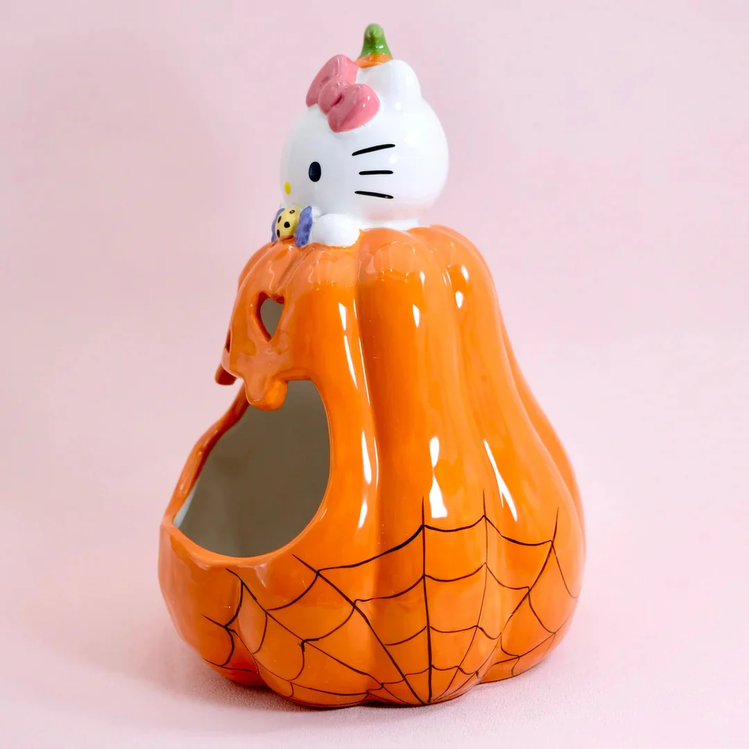 Hello Kitty Big Mouth Pumpkin Ceramic Candy Bowl - Image 8