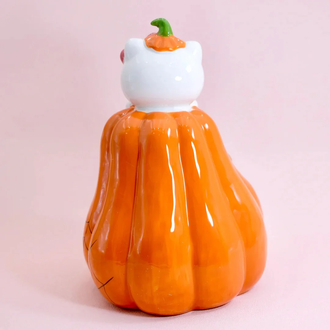 Hello Kitty Big Mouth Pumpkin Ceramic Candy Bowl - Image 9
