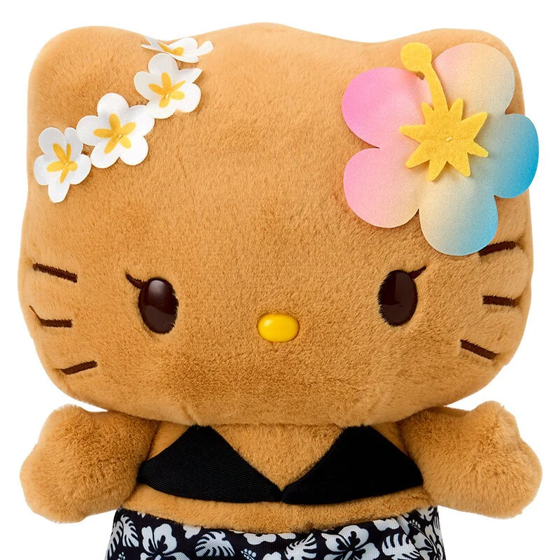 Hello Kitty Black 8" Plush (Suntan Series) - Image 2