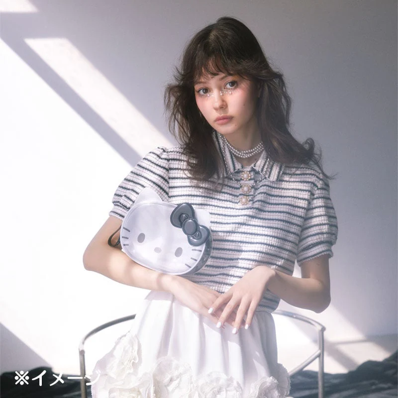 Hello Kitty Black & Clear Zipper Pouch (I Love Hello Kitty Series) - Image 3