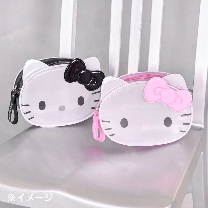 Hello Kitty Black & Clear Zipper Pouch (I Love Hello Kitty Series) - Image 6