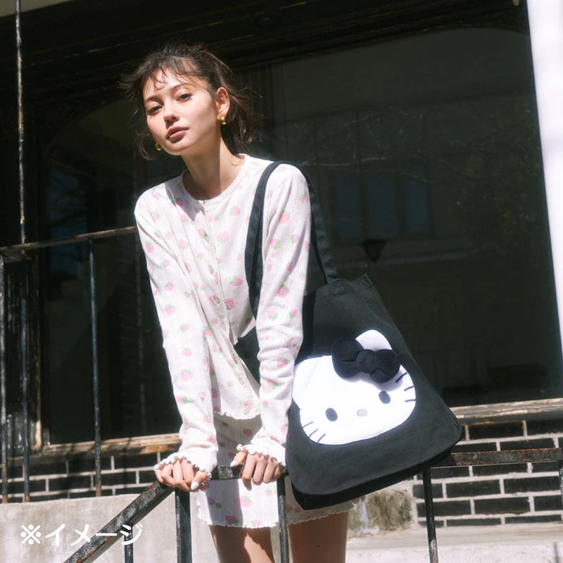 Hello Kitty Black Tote Bag (I Love Hello Kitty Series) - Image 2