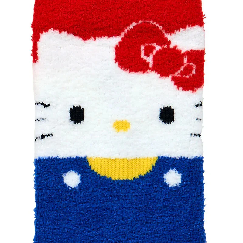 Hello Kitty Blue Overalls Cozy Ankle Socks - Image 2