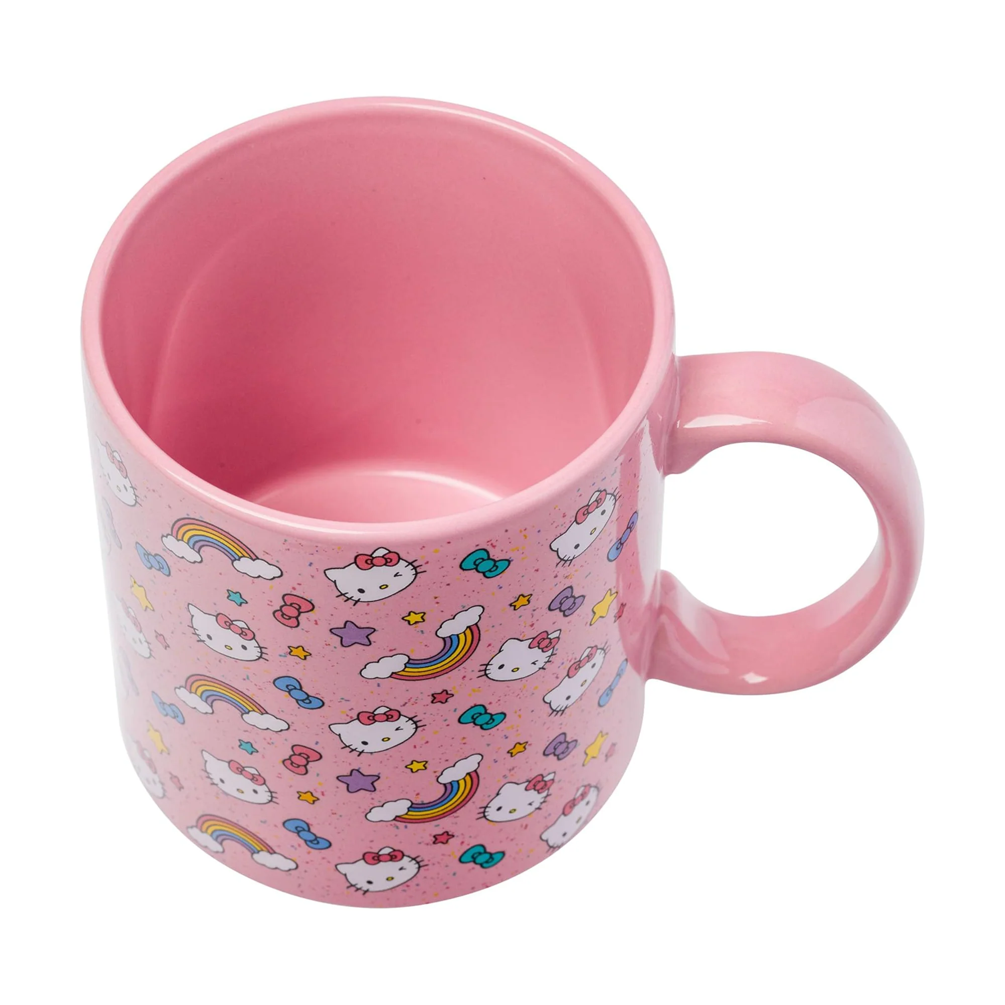 Hello Kitty Ceramic Mug (Stars, Bows, & Rainbows) - Image 3