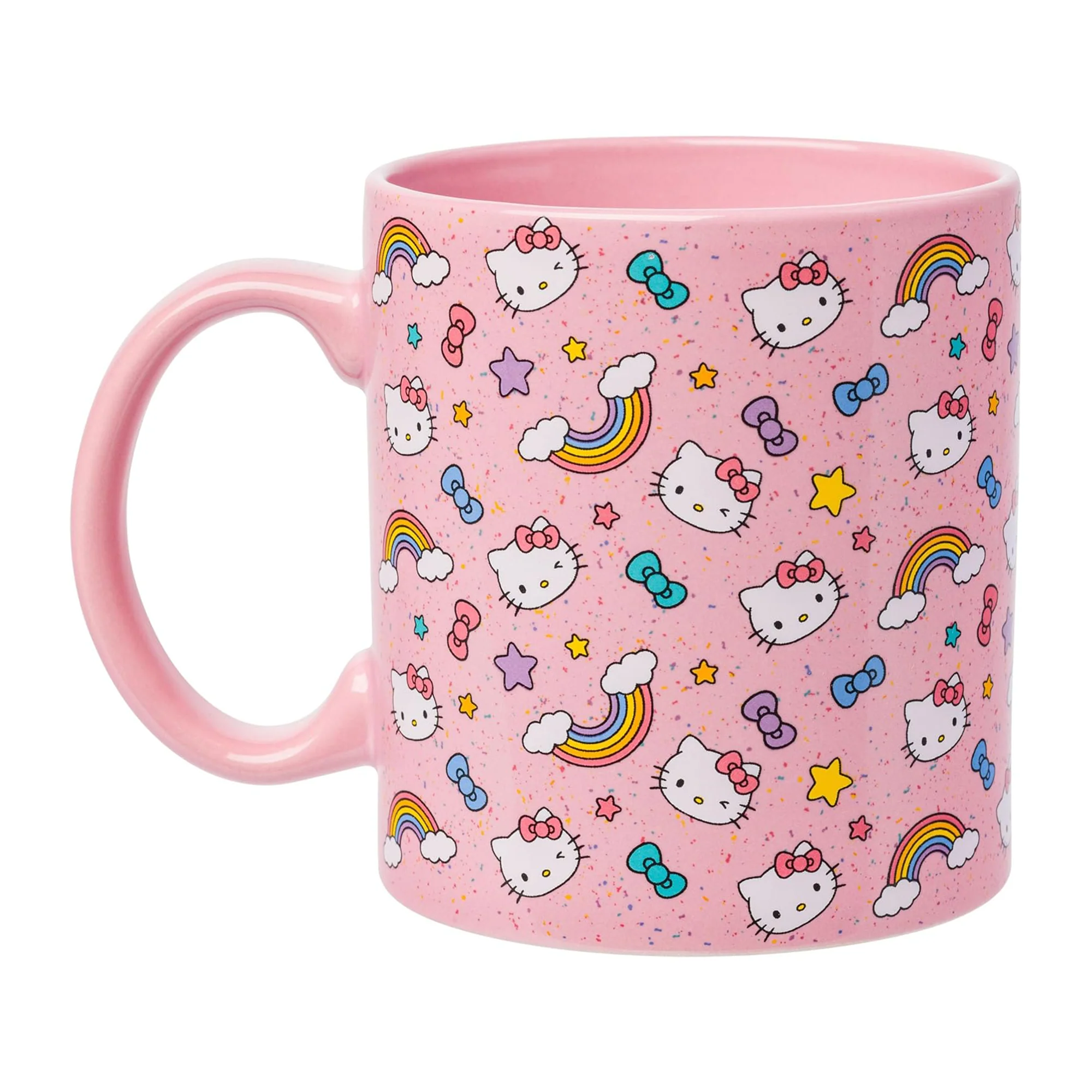 Hello Kitty Ceramic Mug (Stars, Bows, & Rainbows) - Image 4