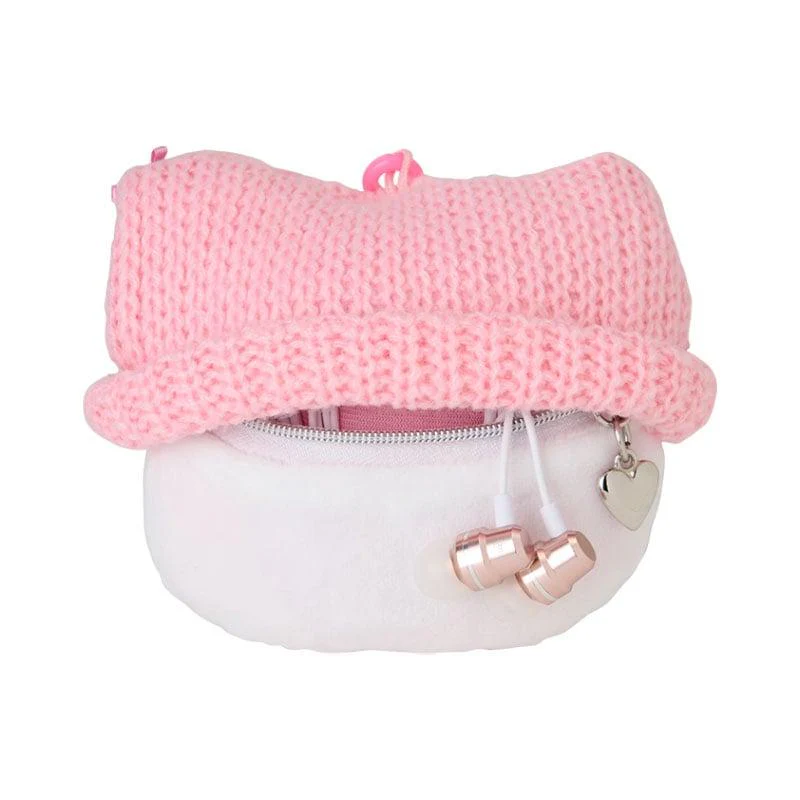 Hello Kitty Cozy Cap Mascot Clip Pouch - Image 2