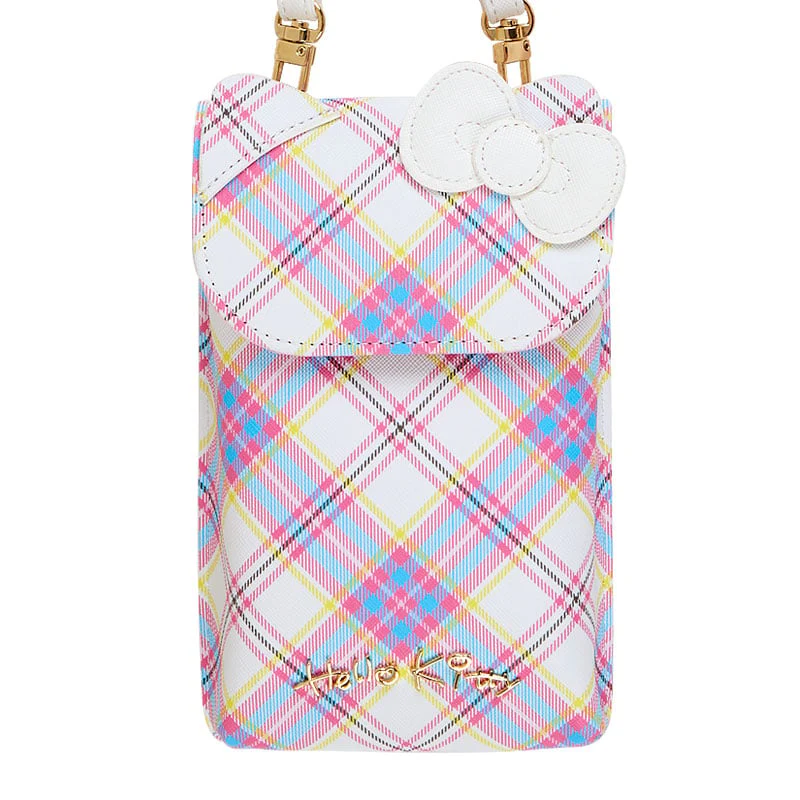 Hello Kitty Crossbody Phone Bag (Hello Kitty Dress Tartan Series) - Image 4