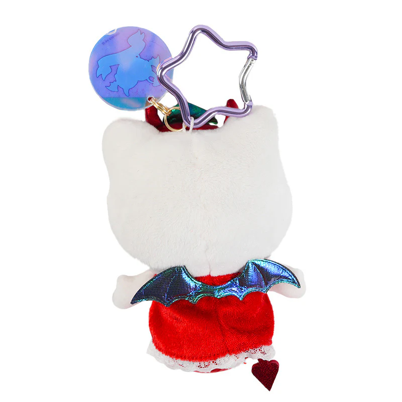 Hello Kitty Dark Plush Mascot Keychain  (Bright and Dark Angel Series) - Image 2