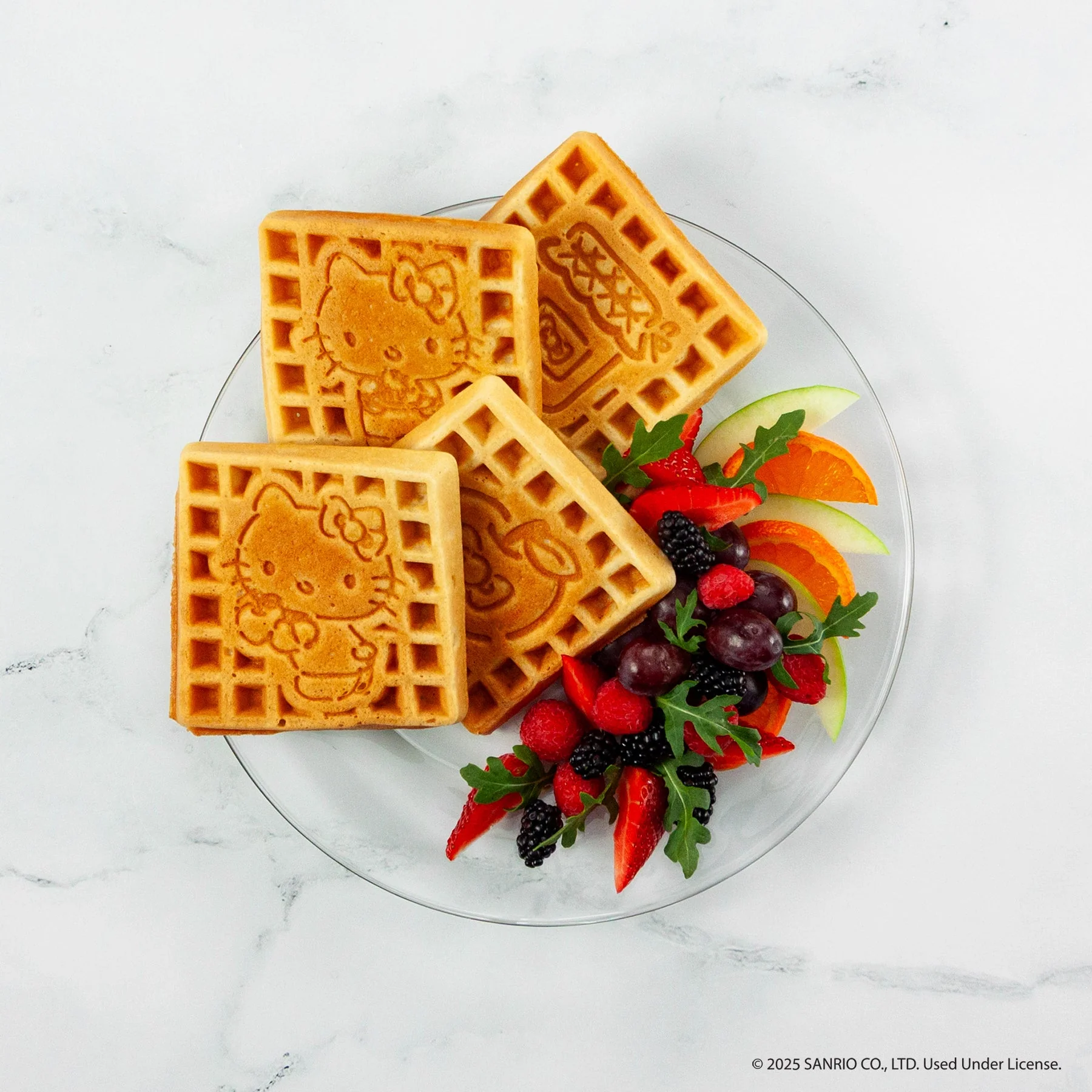 Hello Kitty Deluxe Waffle Maker (Red) - Image 3