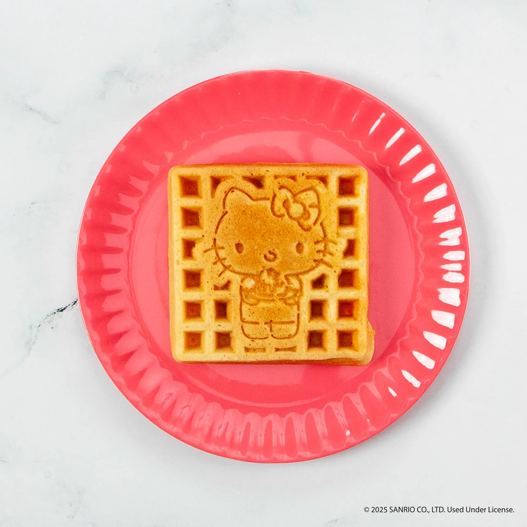 Hello Kitty Deluxe Waffle Maker (Red) - Image 5