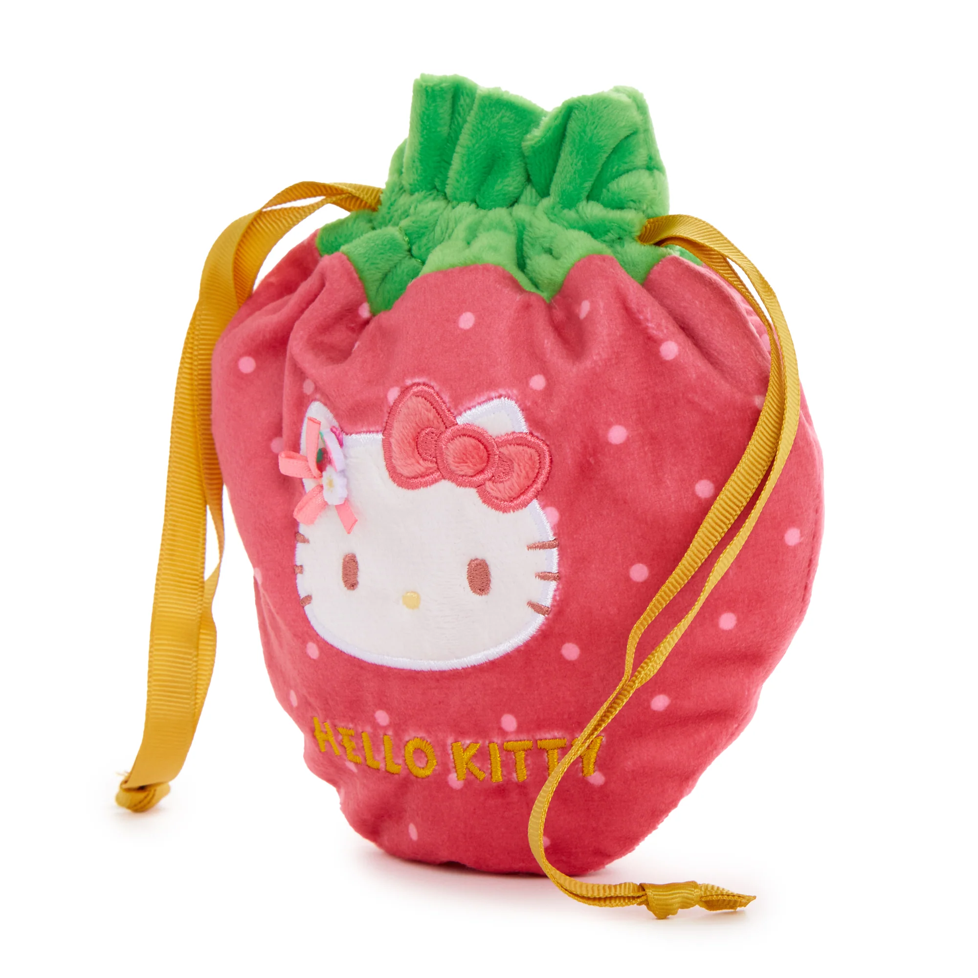 Hello Kitty Drawstring Pouch (Strawberry News 50th Anniversary) - Image 2