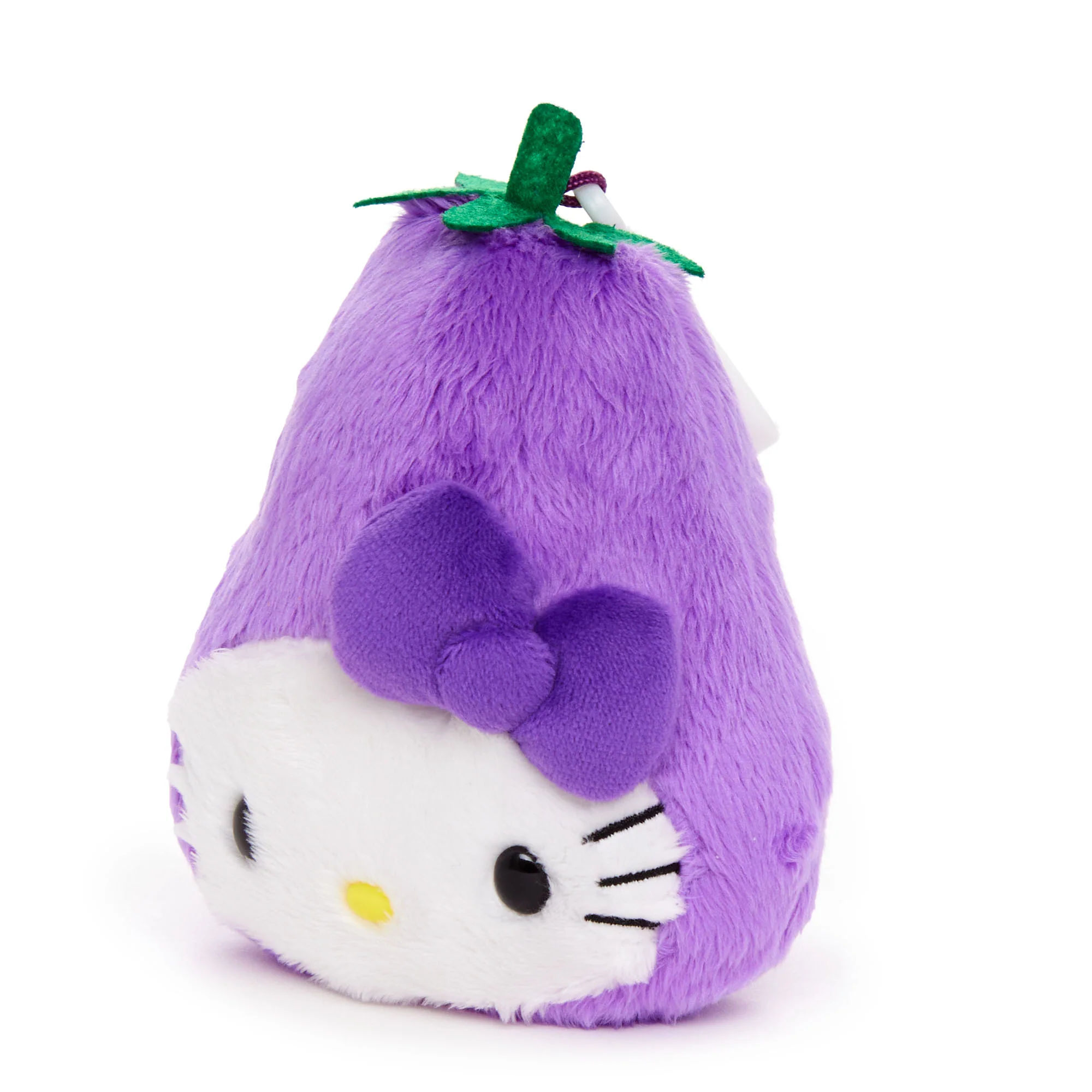 Hello Kitty Eggplant Plush Mascot Clip (Fruit & Veggie Series) - Image 2