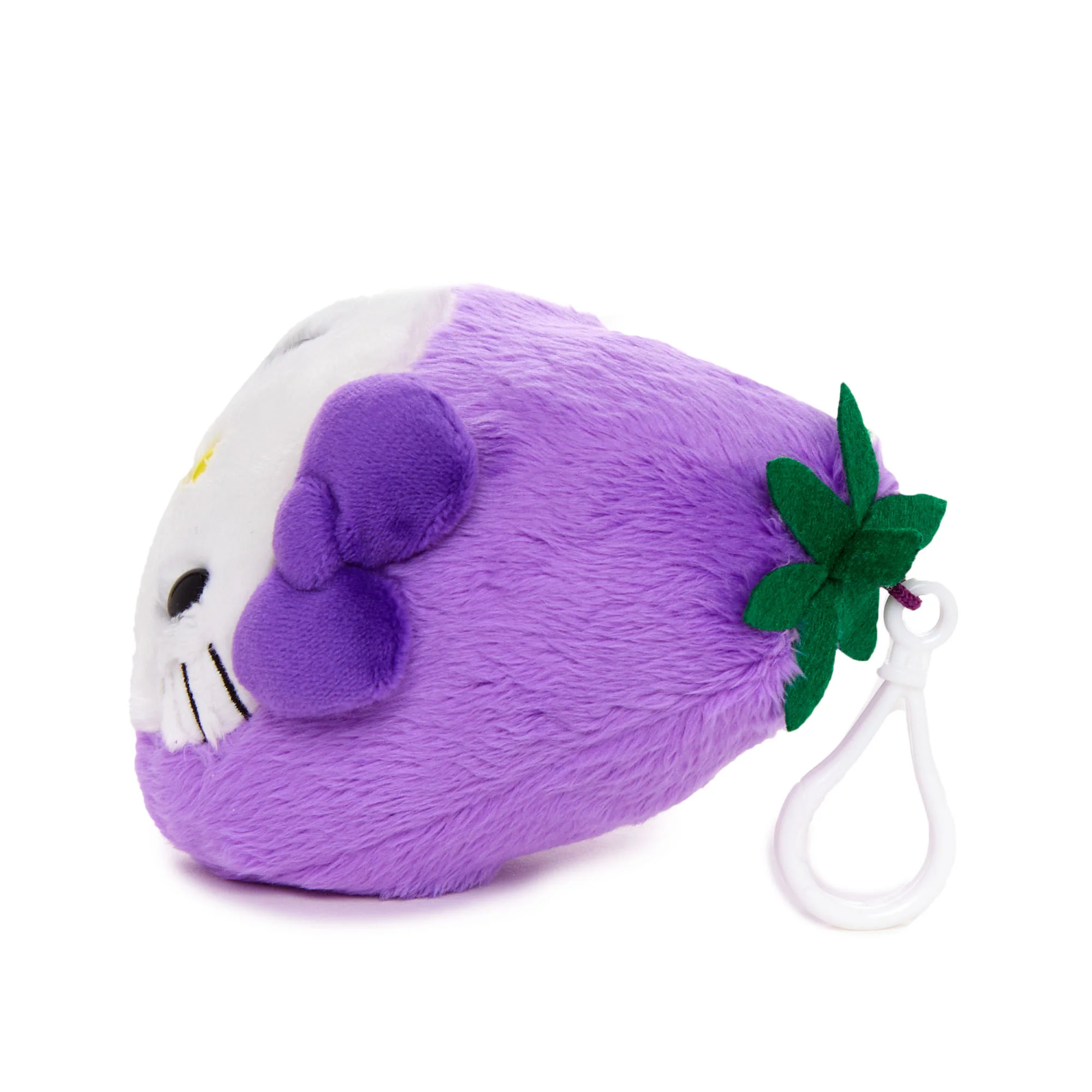 Hello Kitty Eggplant Plush Mascot Clip (Fruit & Veggie Series) - Image 3
