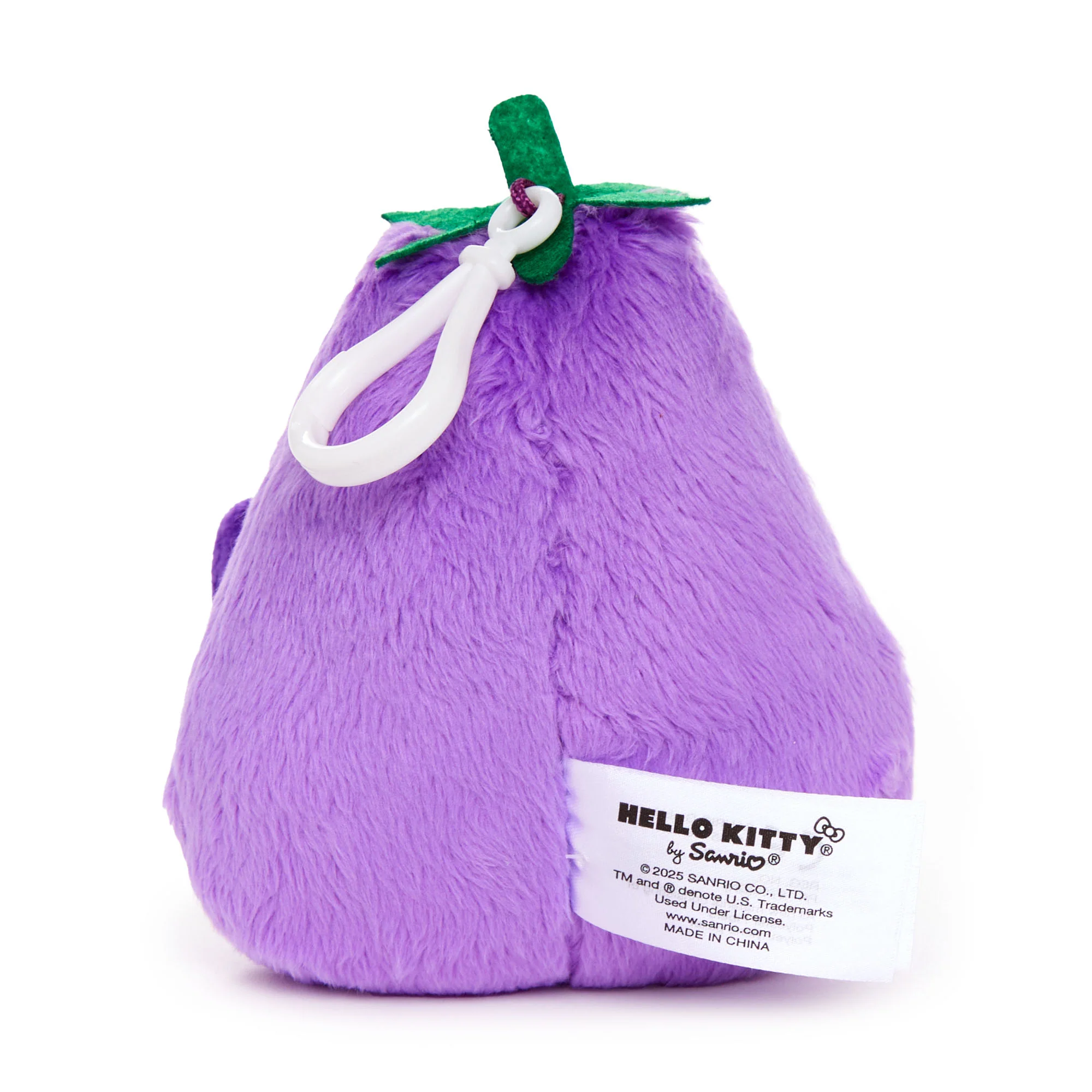 Hello Kitty Eggplant Plush Mascot Clip (Fruit & Veggie Series) - Image 5