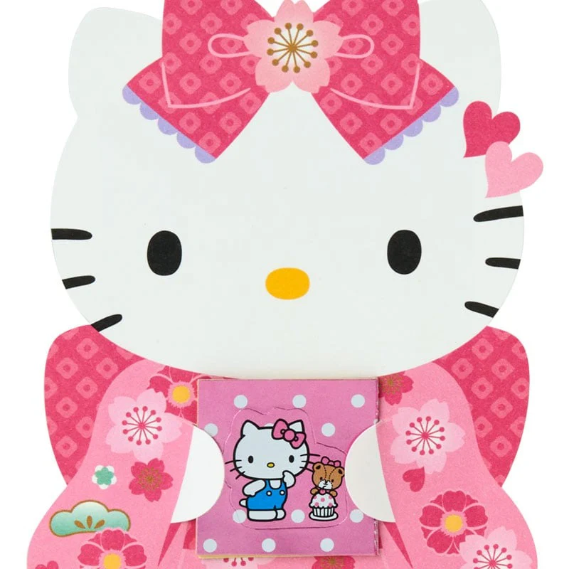 Hello Kitty Enclosure Envelope 6-pc Set (Pink Kimono) - Image 4