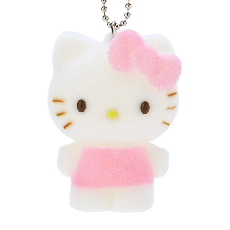 Hello Kitty Flocked Keychain Mascot - Image 2