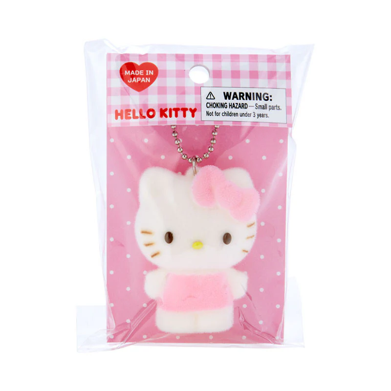 Hello Kitty Flocked Keychain Mascot - Image 5